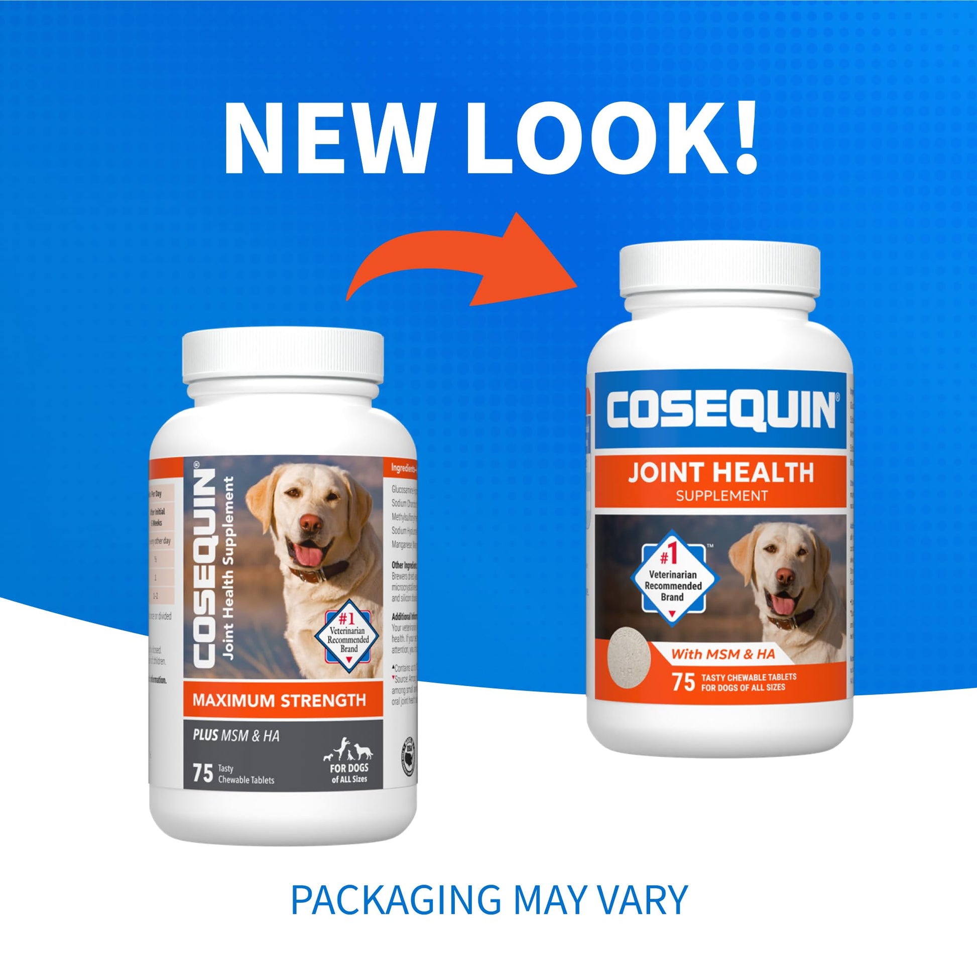 Nutramax Cosequin for Dogs Joint Health Supplement, Contains Glucosamine for Dogs, Plus Chondroitin, MSM and HA, Supports Healthy Joints, Chewable Tablets, 75 Count Nutramax Laboratories buy supplements canada