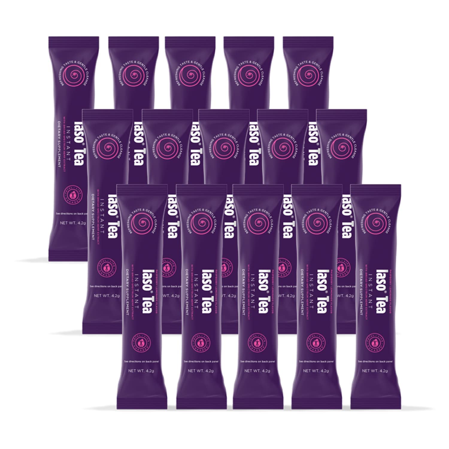 Total Life Changes Raspberry Lemonade Flavor Instant IASO Tea (15 Pack) Total Life Changes buy supplements canada
