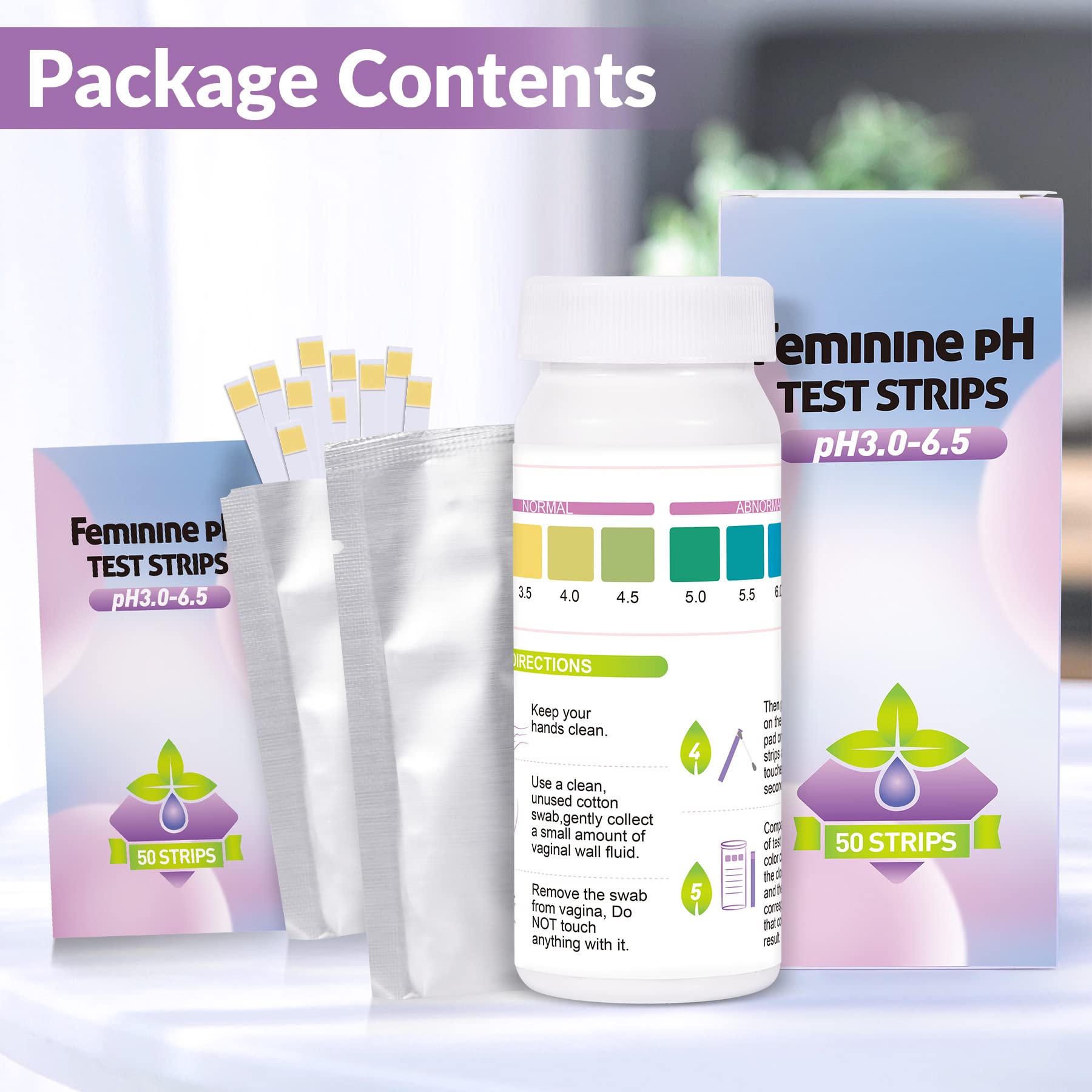 Yeast Infection Test for Women, 50 Count Vaginal pH Test Strips, BV Test Kit at Home SaySummer buy supplements canada