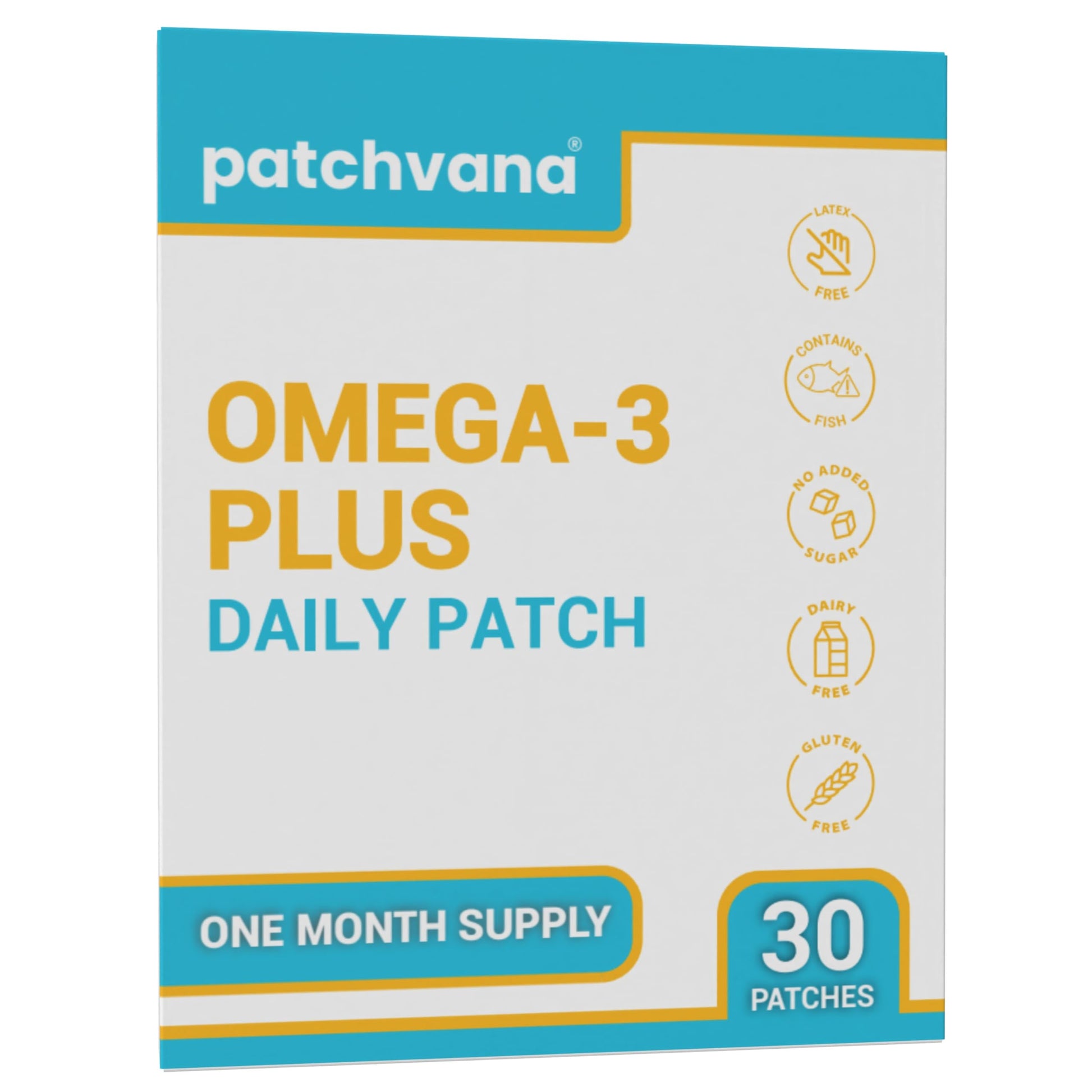 Patchvana Omega 3 Patch for Women & Men, 1 Month Supply, 30 Patches Patchvana buy supplements canada