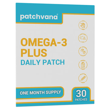 Patchvana Omega 3 Patch for Women & Men, 1 Month Supply, 30 Patches Patchvana buy supplements canada