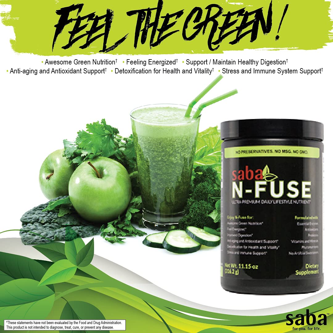 Saba N-Fuse-Whole Food Daily Nutrition,-Phytonutrients, Pre and Probiotics, Enzymes Saba buy supplements canada