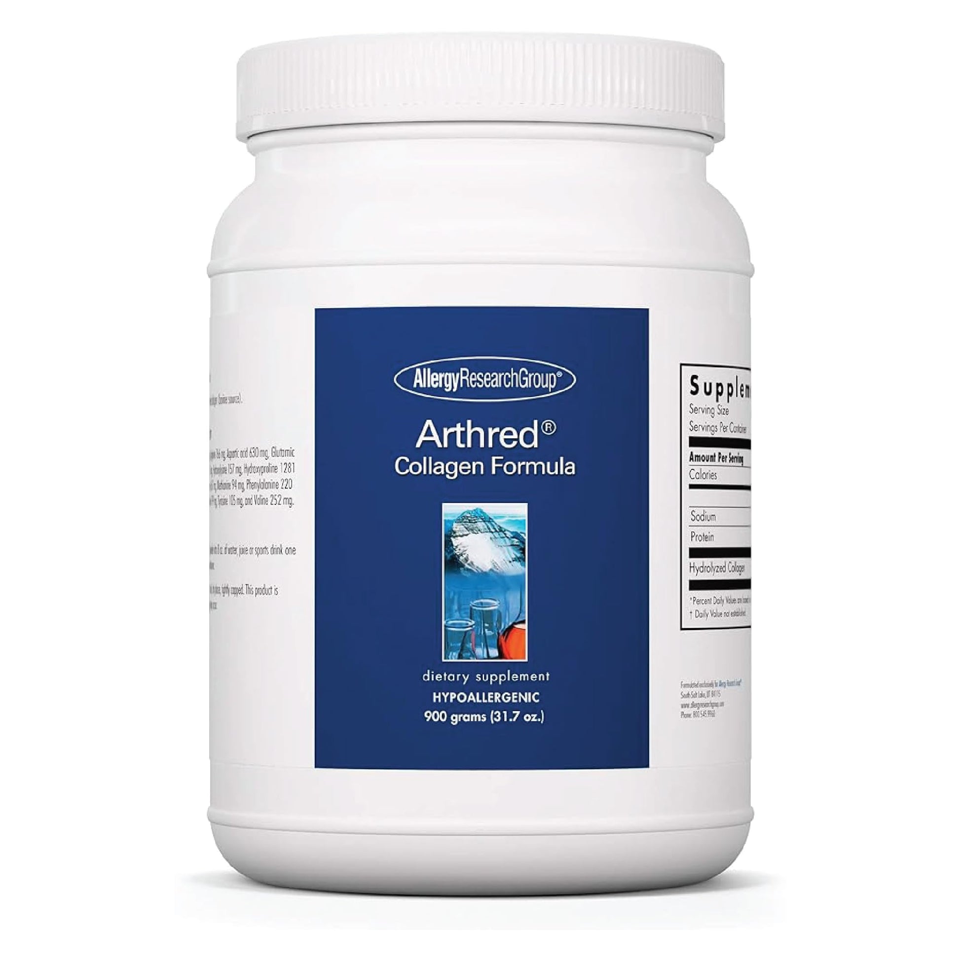 Allergy Research Group Collagen Powder for Men & Women - Collagen Peptides, Arthred Supplement, Bovine Sourced, Arthred Powder, Collagen Formula, Hydrolyzed Collagen - 31.7 Oz Allergy Research Group buy supplements canada