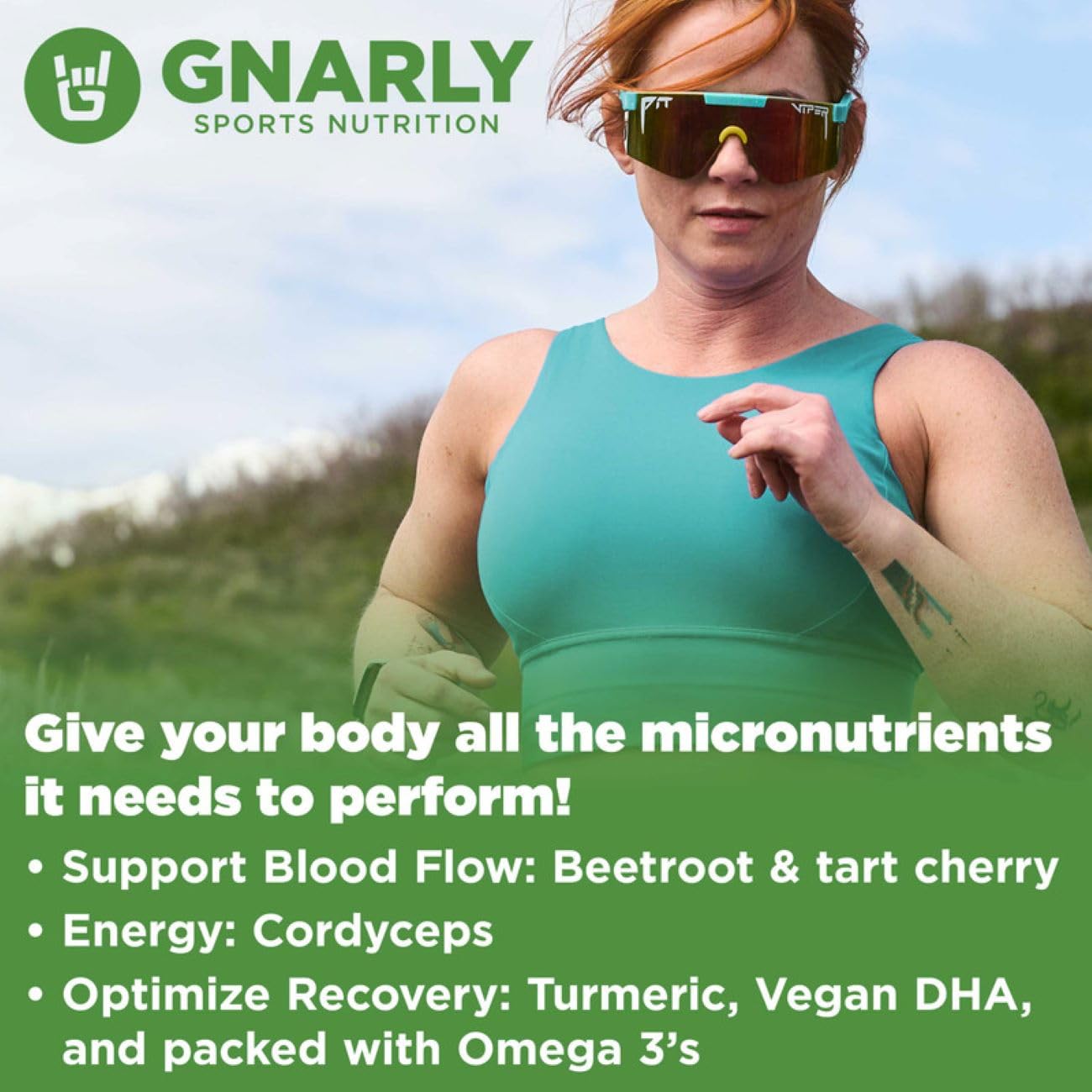 Gnarly Nutrition Greens Superfood Powder – Lemon Mint Performance Super Greens Powder – NSF Contents Certified – Organic, Probiotics & Essential Micronutrients - Lemon Mint, 11.64 oz Gnarly Nutrition buy supplements canada