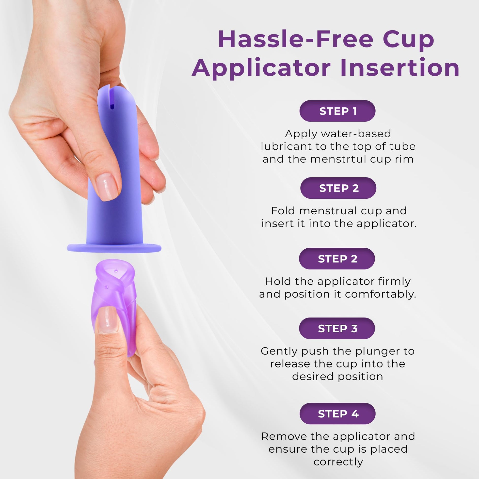 Ecoblossom Menstrual Cup Applicator Tool - Comfortable & Easy Insertion - Compatible EcoBlossom buy supplements canada