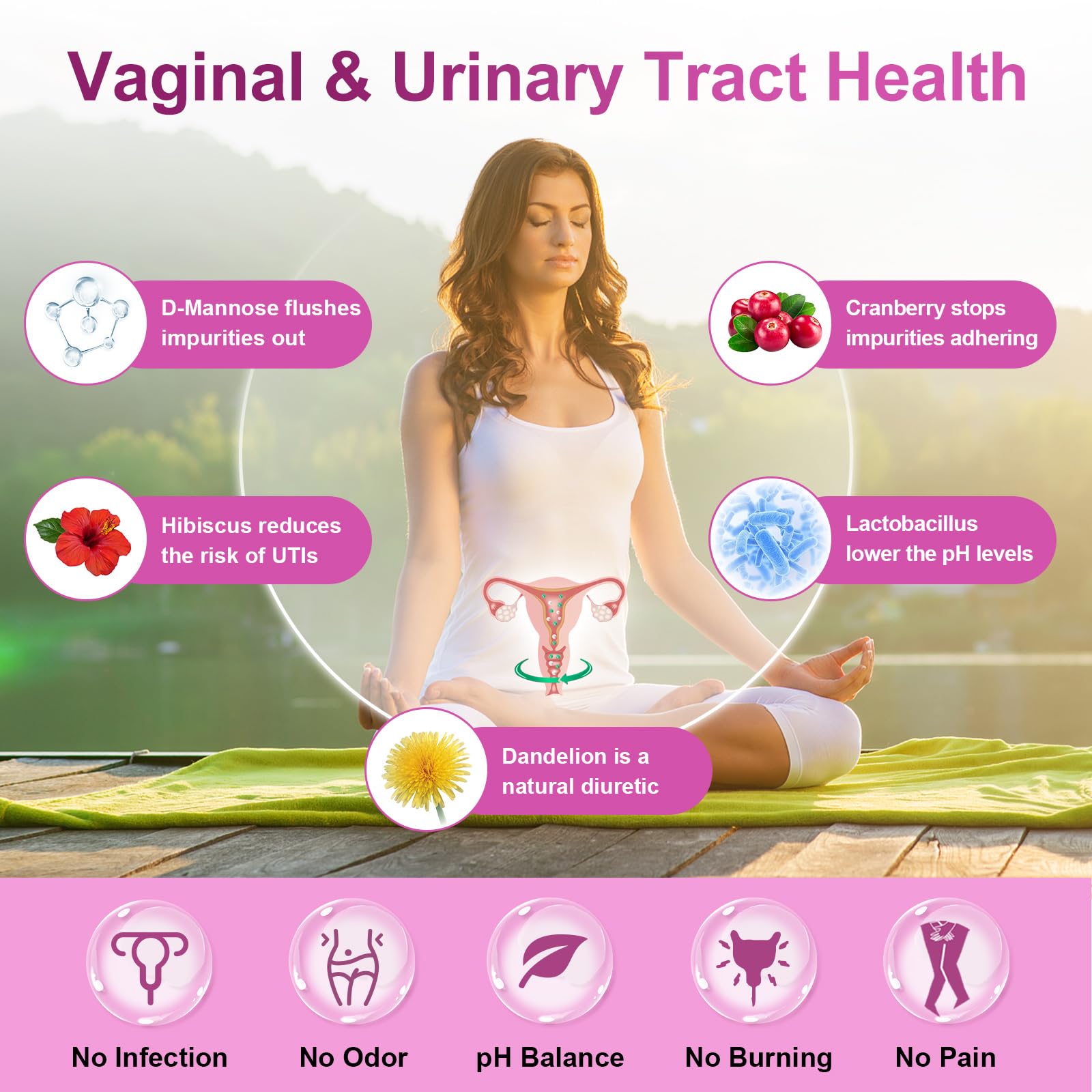 NATURE TARGET Probiotics for Women, 100 Billion CFUs Probiotic with Digestive Enzymes & Prebiotics, Vaginal Probiotics with Cranberry for Urinary Tract Health NATURE TARGET buy supplements canada