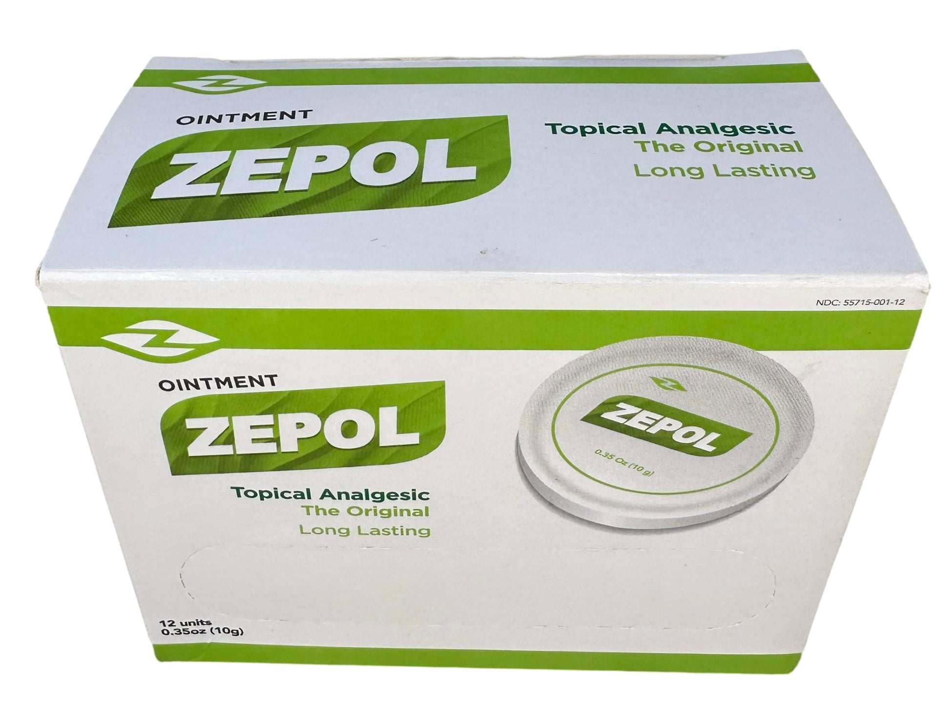 Zepol Original - Long-Lasting Topical Analgesic Ointment for Muscles, Joints, Backache, Sprains, and Strains - Pack of 12 Cans, 0.35 oz Each Zepol buy supplements canada