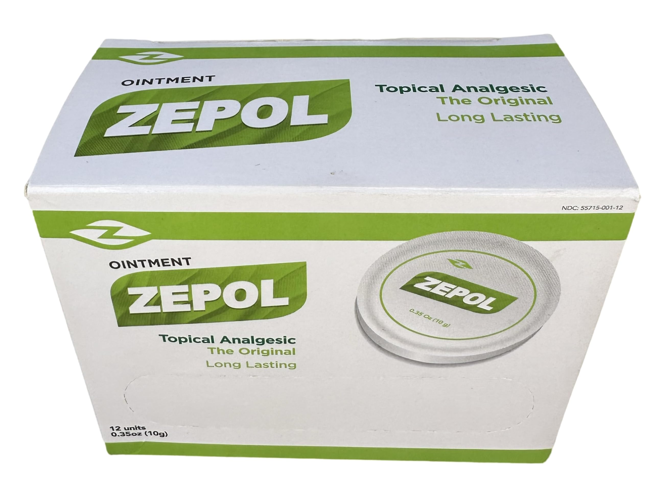 Zepol Original - Long-Lasting Topical Analgesic Ointment for Muscles, Joints, Backache, Sprains, and Strains - Pack of 12 Cans, 0.35 oz Each Zepol buy supplements canada