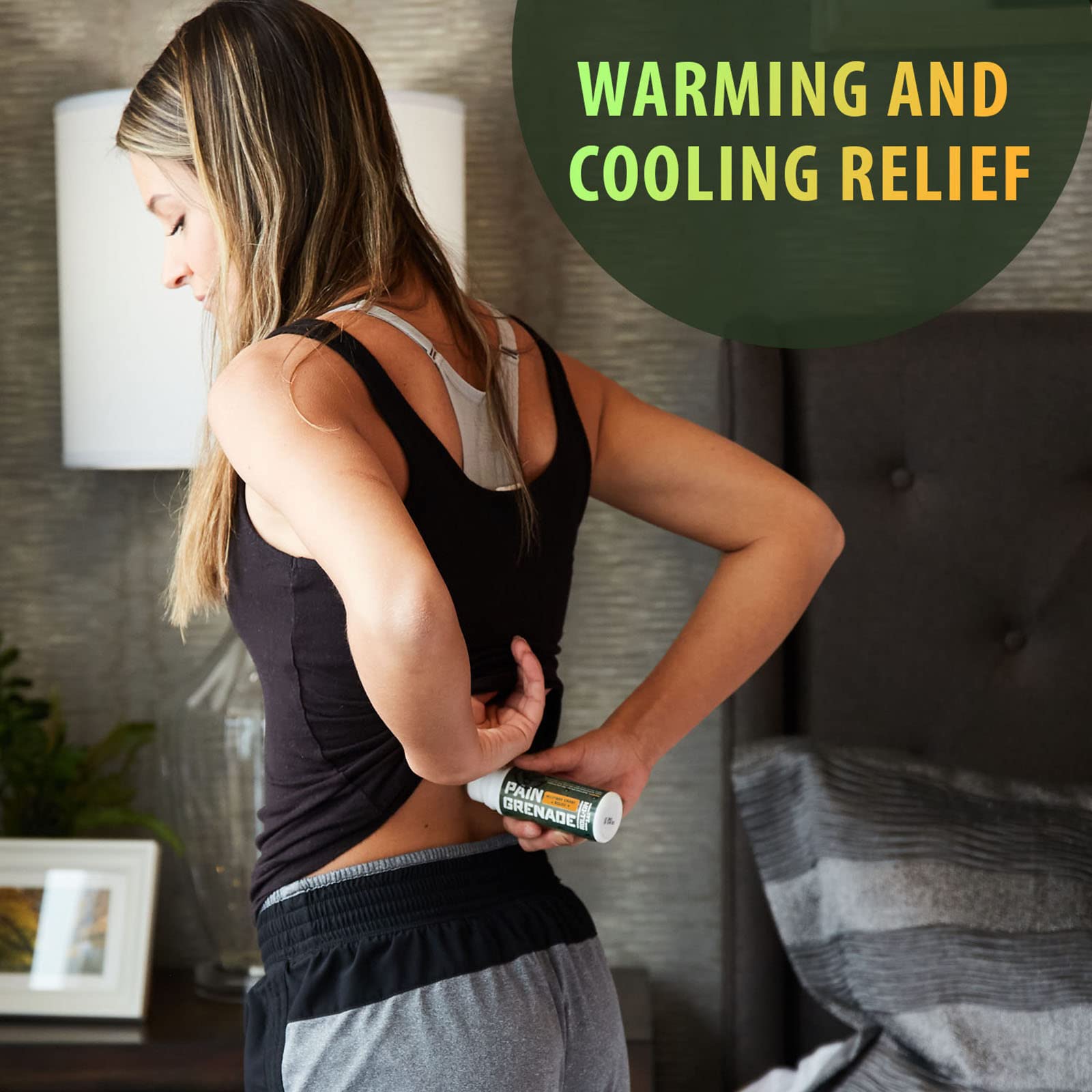 Plant Powered Roll-On Gel by Pain Grenade - Cooling and Warming Gel with Arnica, Menthol, Camphor, Glucosamine, and Other All Natural Botanicals - 3 - Pack M PAIN MANAGEMENT TECHNOLOGIES buy supplements canada