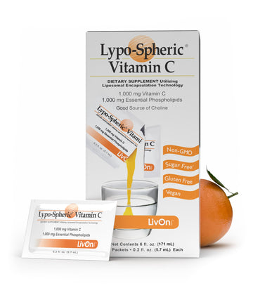 LivOn Laboratories Lypo–Spheric Liposomal Vitamin C 1000mg - No Sugar, Immune Support, Plant Based - Easy to Swallow, Absorbable - Non–GMO, Gluten Free LivOn Laboratories buy supplements canada