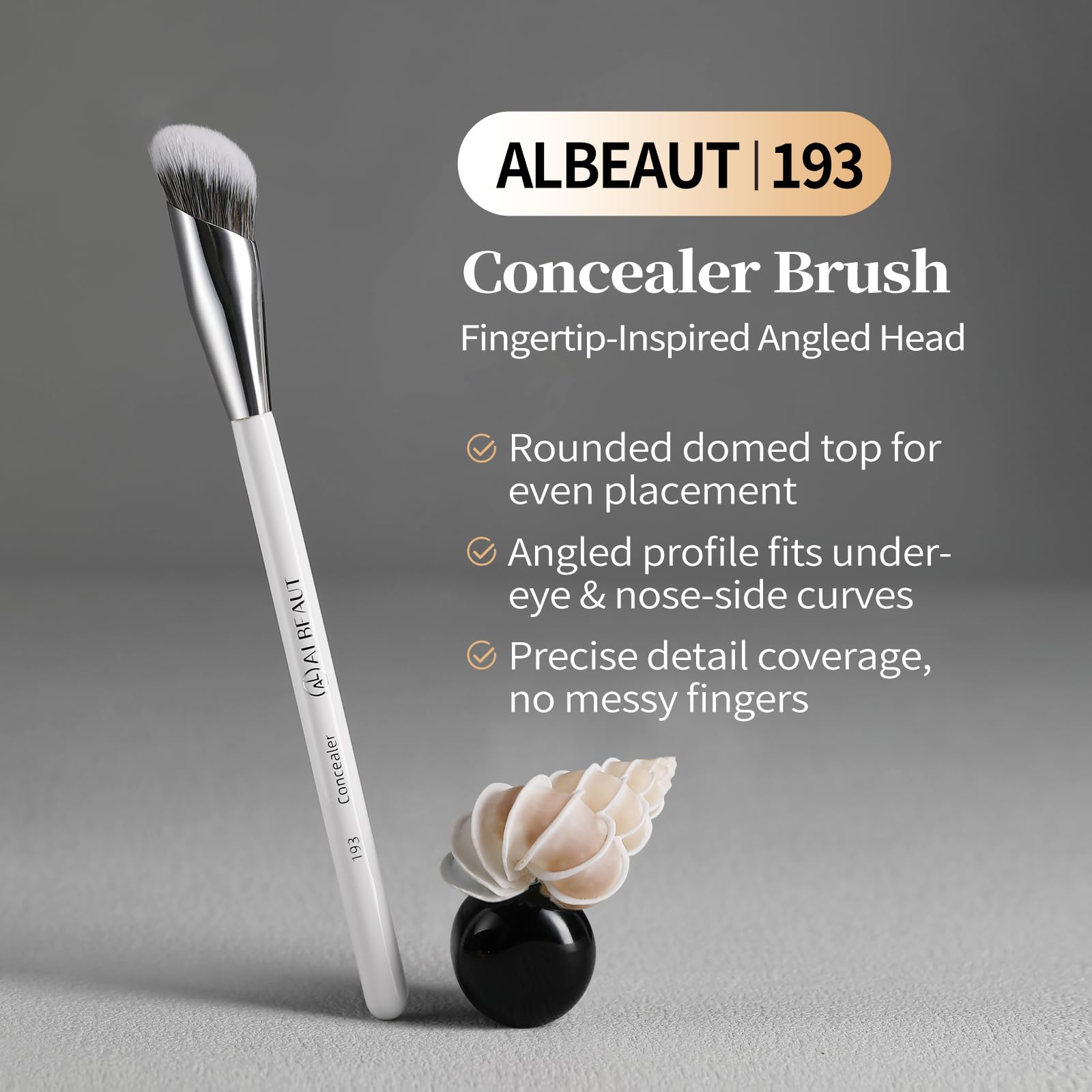 Albeaut Concealer Brush, Angled Under Eye Makeup Small Foundation Precision Face Blending Brush (193 concealer brush) ALBEAUT buy supplements canada