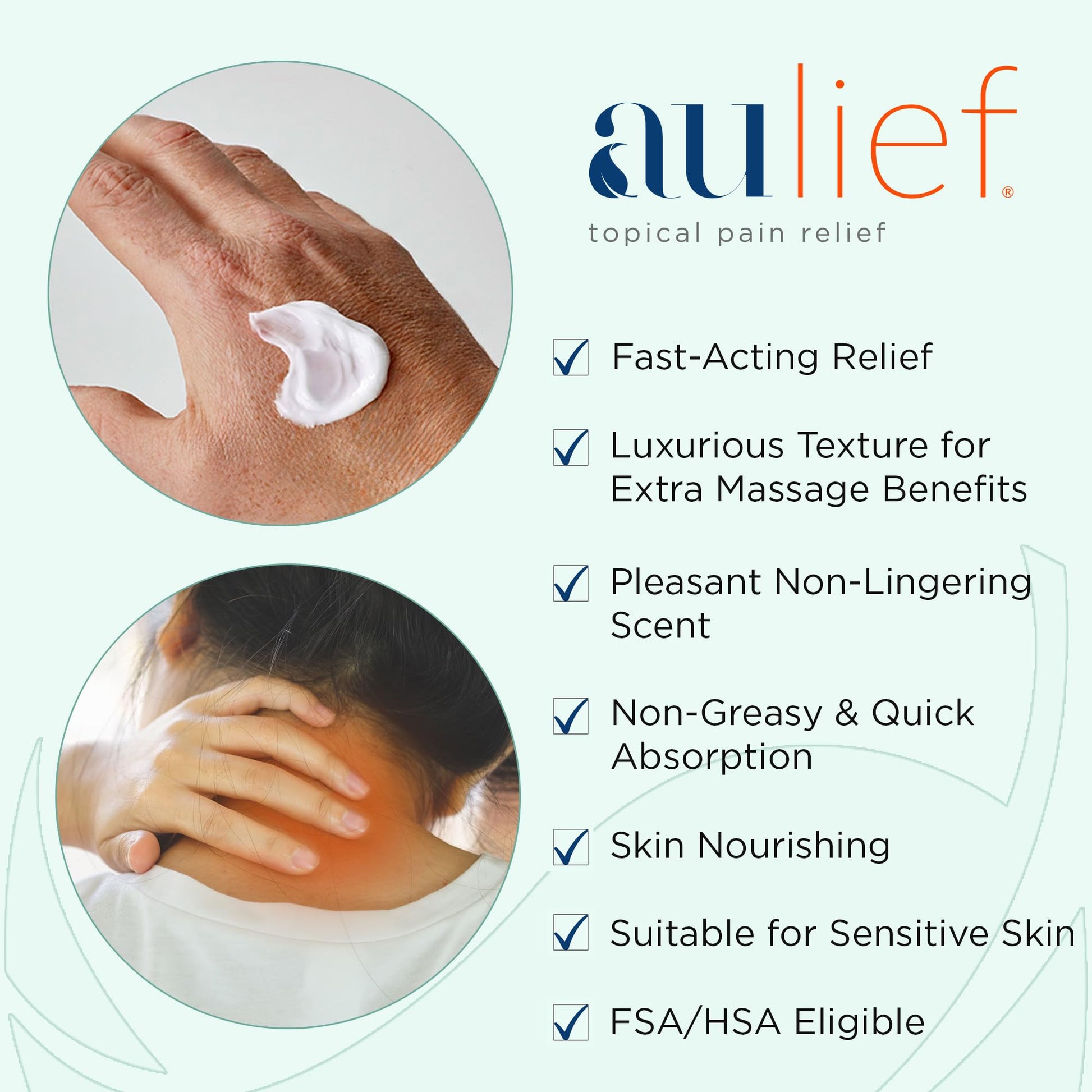 China-Gel Aulief Pain Relief Cream Arthritis & Muscle Rub for Sore Muscles & Joint Pain, Neck, Knee & Back Aches, Premium Mint Green Topical Gel, 8 oz Jar China-Gel buy supplements canada