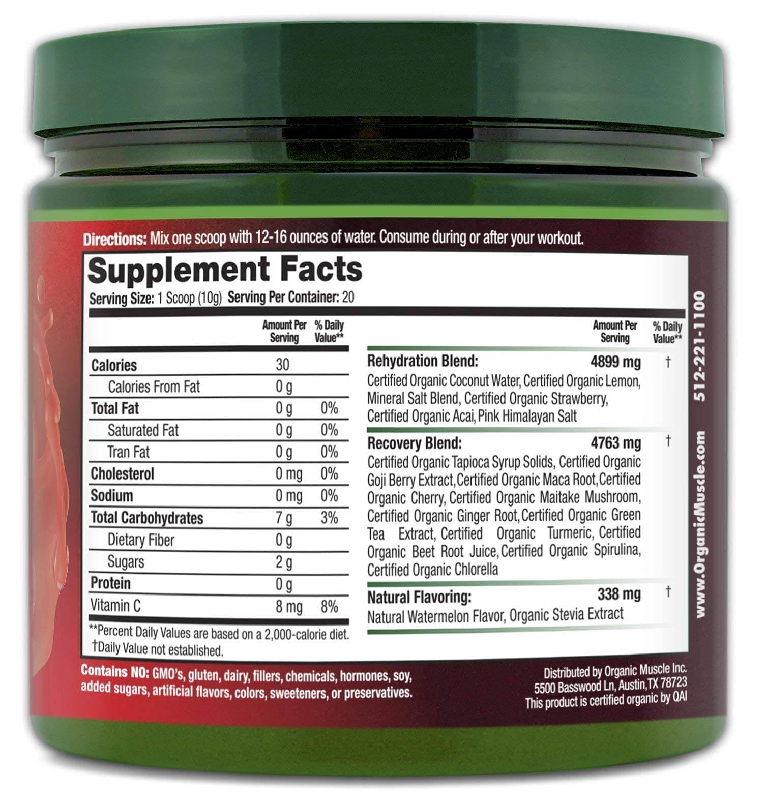 Organic Muscle Bundle - Pre-Workout Powder for Energy (Passionfruit Guava) + Replenisher Organic Muscle buy supplements canada