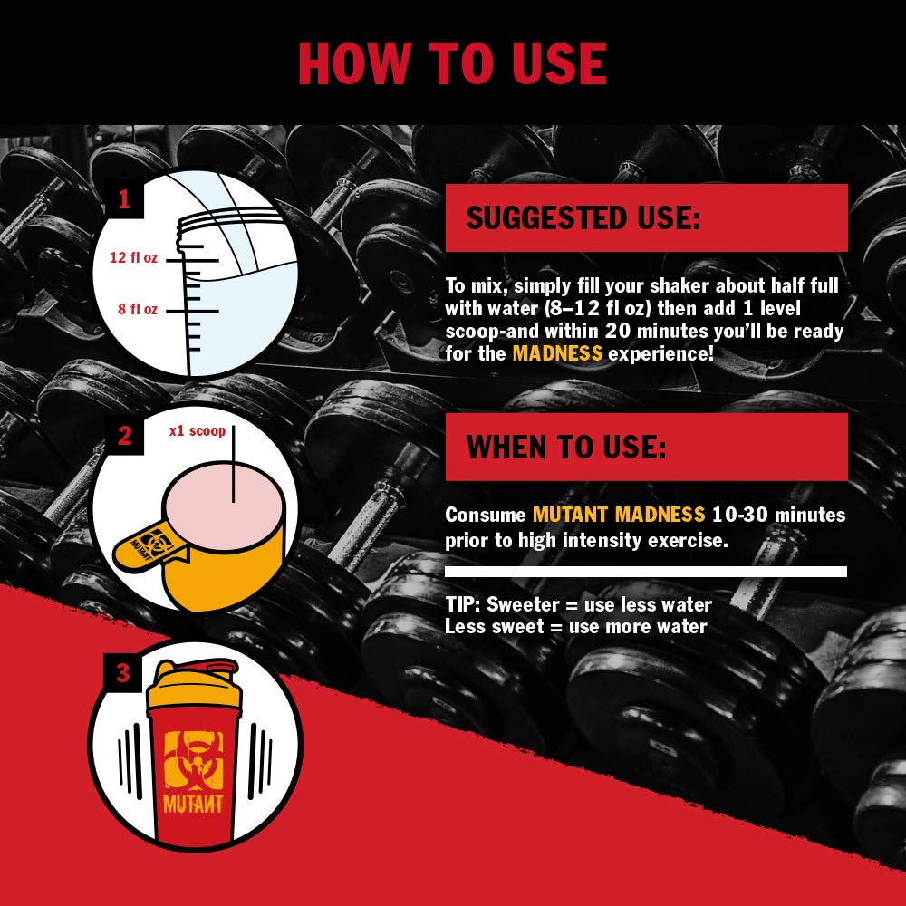 Mutant Madness - Redefines The Pre-Workout Experience and Takes it to a Whole New Mutant buy supplements canada