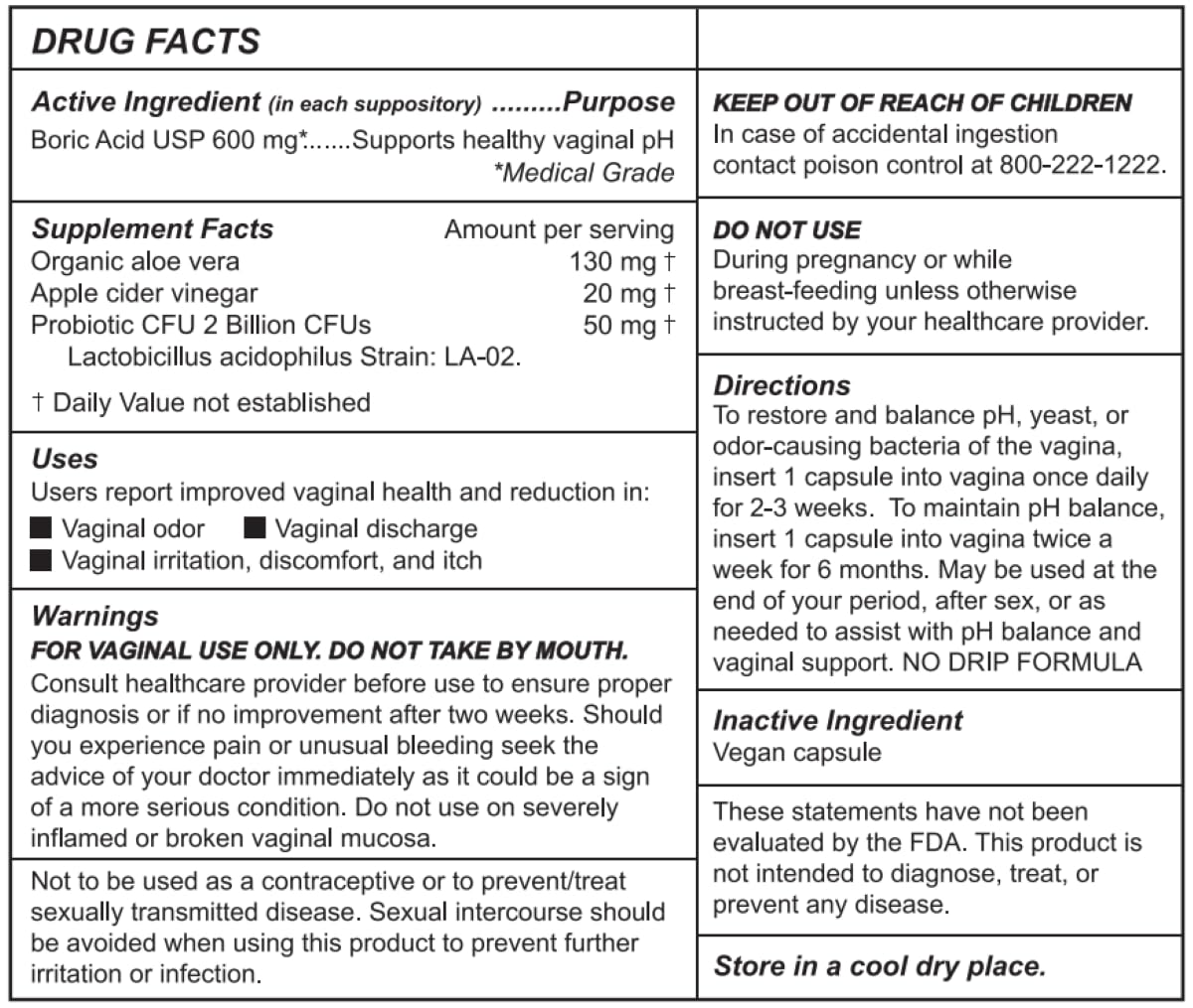 Kushae Boric Acid Suppositories with Applicator, All-Natural Boric Acid Suppositories for Women Kushae buy supplements canada