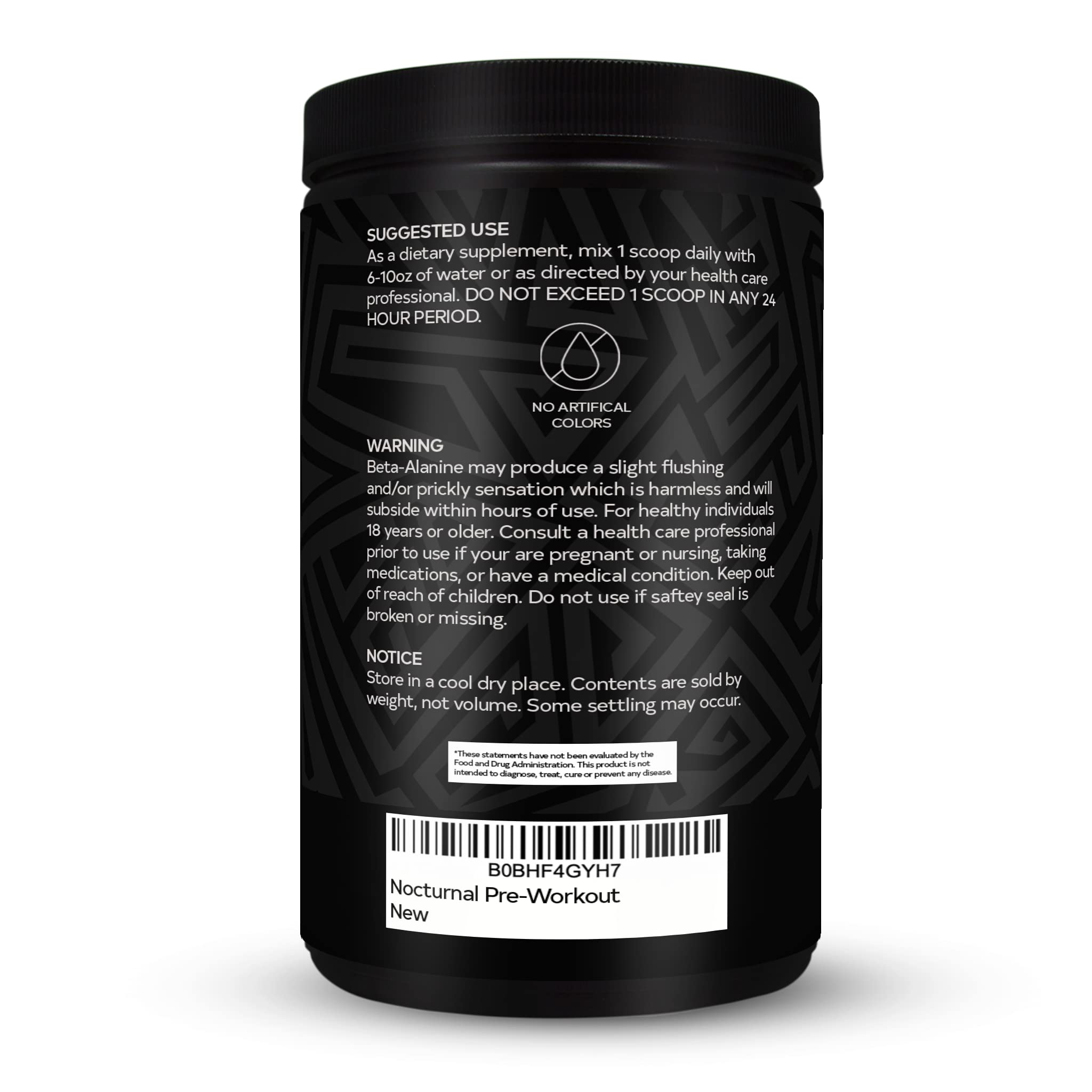 The Supplement Co Nocturnal Pre Workout - No Caffeine Night Time Preworkout for Men The Supplement Co buy supplements canada