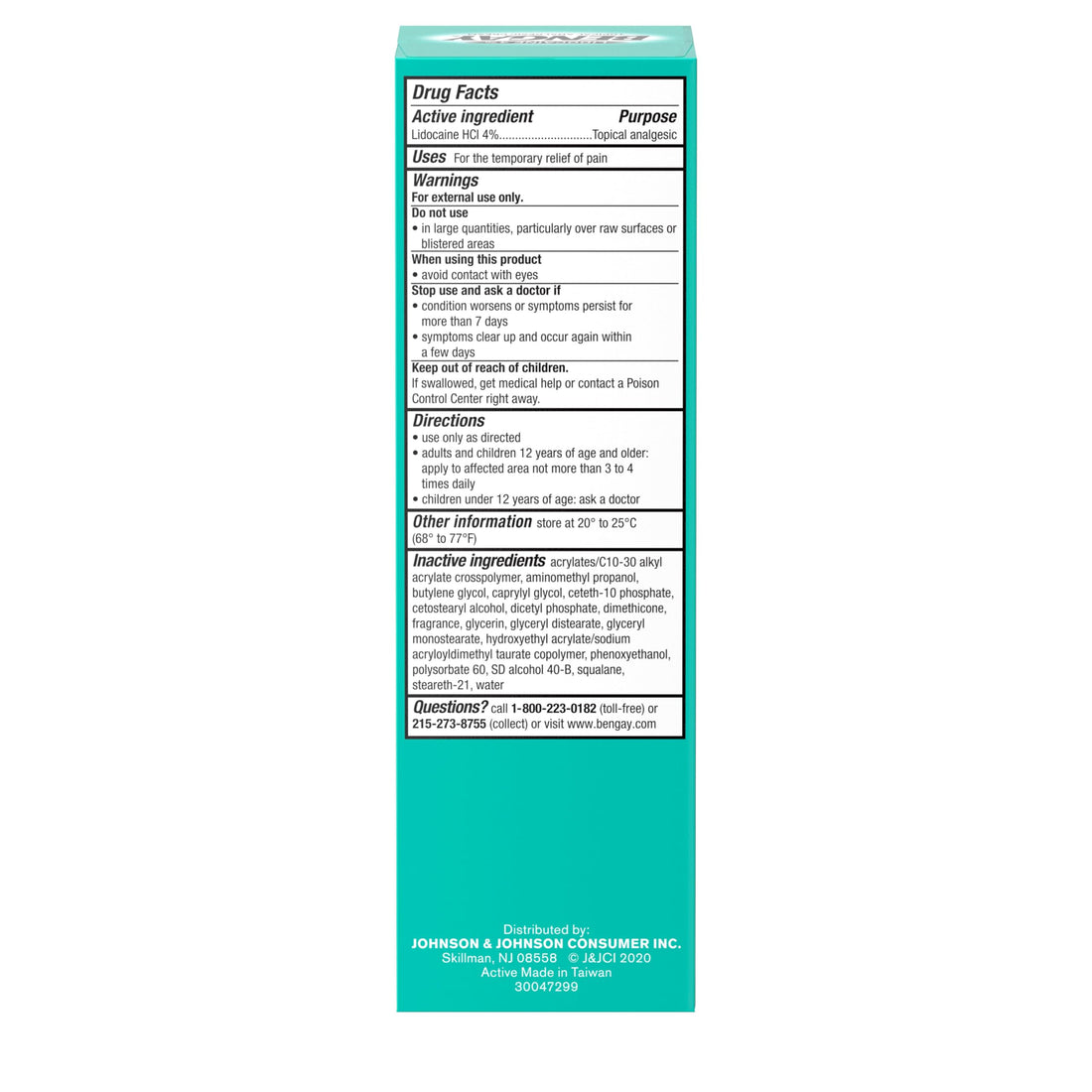 Bengay Lidocaine Pain Relief Cream, Maximum Strength OTC, Non-Greasy Topical Analgesic with 4% Lidocaine to Desensitize Nerves, Numbing Cream with a Soothing Jasmine Scent, 3 oz Bengay buy supplements canada