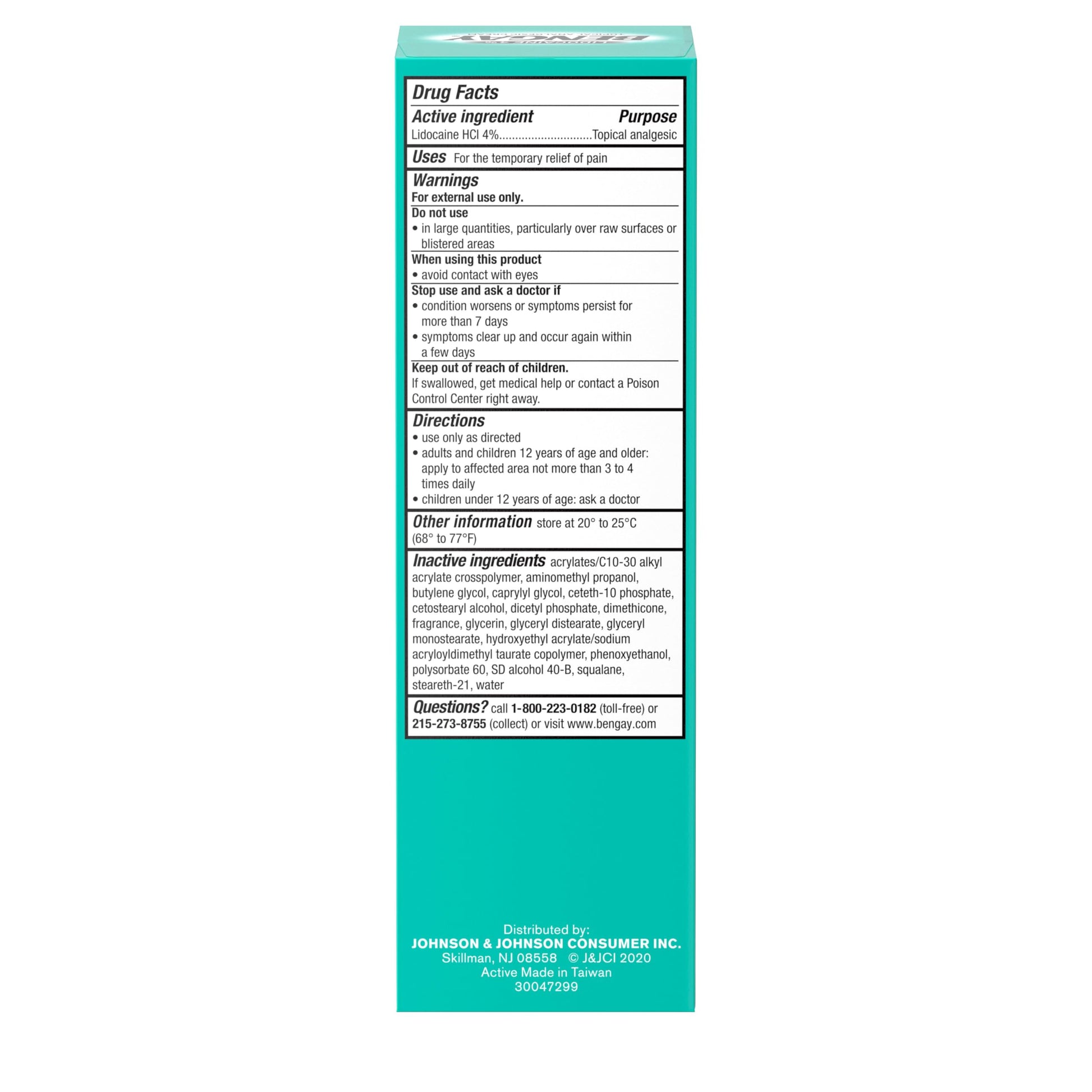 Bengay Lidocaine Pain Relief Cream, Maximum Strength OTC, Non-Greasy Topical Analgesic with 4% Lidocaine to Desensitize Nerves, Numbing Cream with a Soothing Jasmine Scent, 3 oz Bengay buy supplements canada