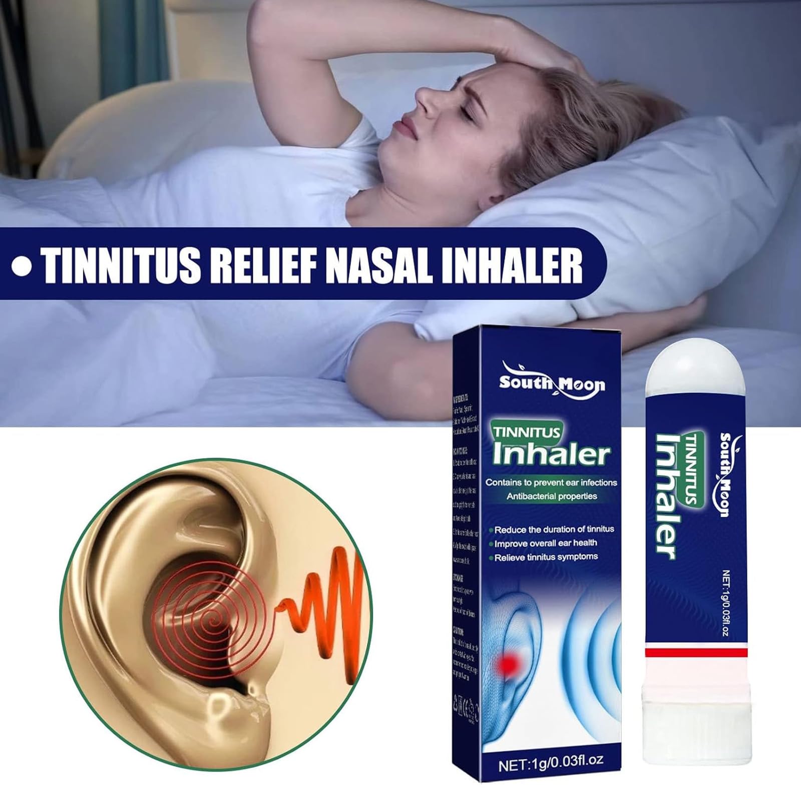 3/5/8PCS Echo Ease Tinnitus Inhaler, Tinnitus Relief for Ringing Ears Device, Auricalm Tinnitus Dailebao buy supplements canada