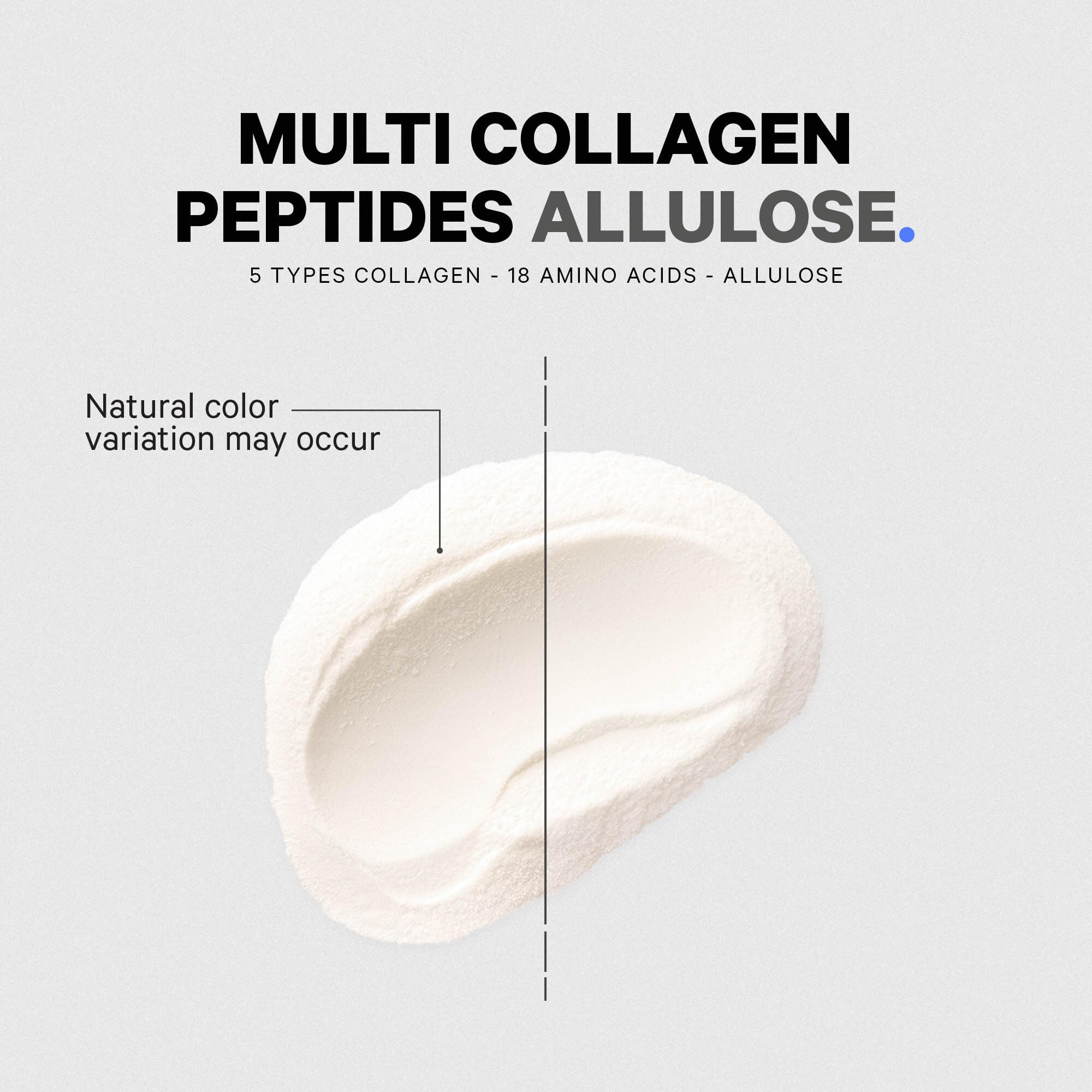 Codeage Multi Collagen Peptides Powder + Allulose - 5 Types - Grass-Fed Collagen - Rare Sugar Allulose Supplement - 0 Calorie Sweetener & 0 Carbs - 18 Amino Acids - Unflavored - Non-GMO - 30 Servings Codeage buy supplements canada
