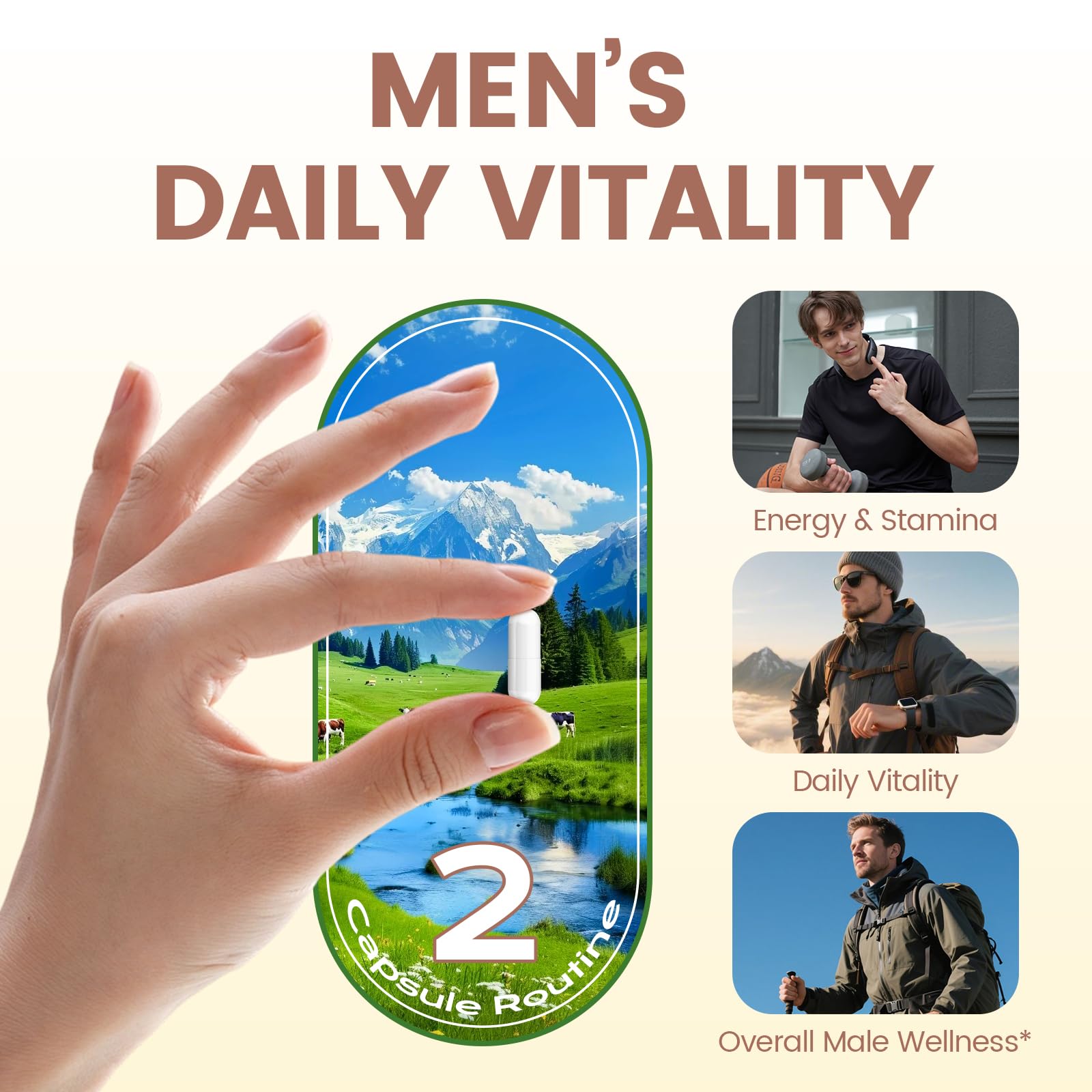 Grass Fed Beef Organ Supplement for Men - Beef Liver Capsules,Pasture Raised Beef Organs with Heart, Liver, Kidney, Spleen, Testicle & Prostate, Zinc, Selenium, Vitamin D3, Ginseng, Cordyceps HOLINFRE buy supplements canada