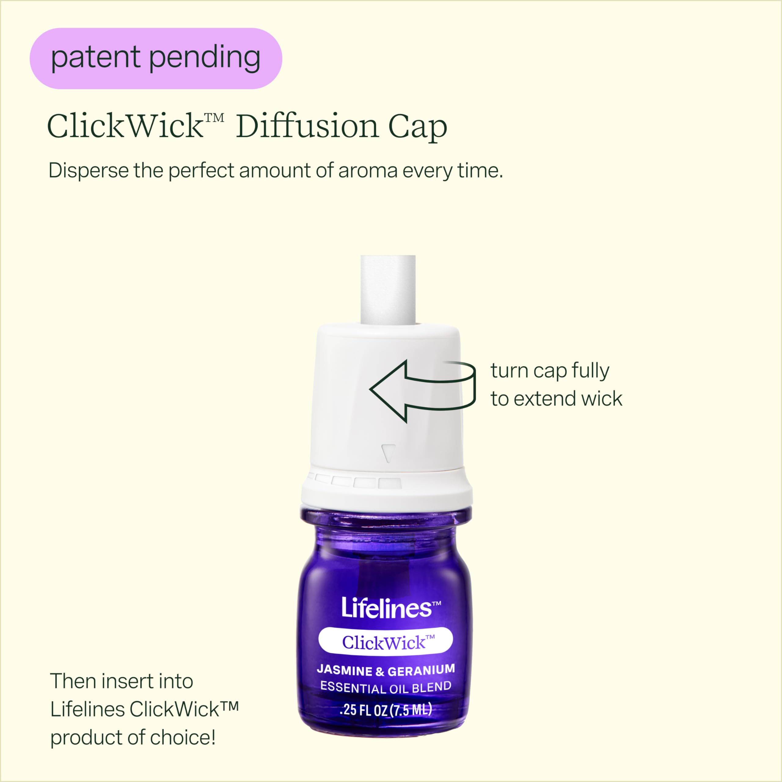 Lifelines ClickWick Essential Oil Blend 2-Pack: in Bloom and Citrus Grove, for Lifelines ClickWick Essential Lifelines buy supplements canada