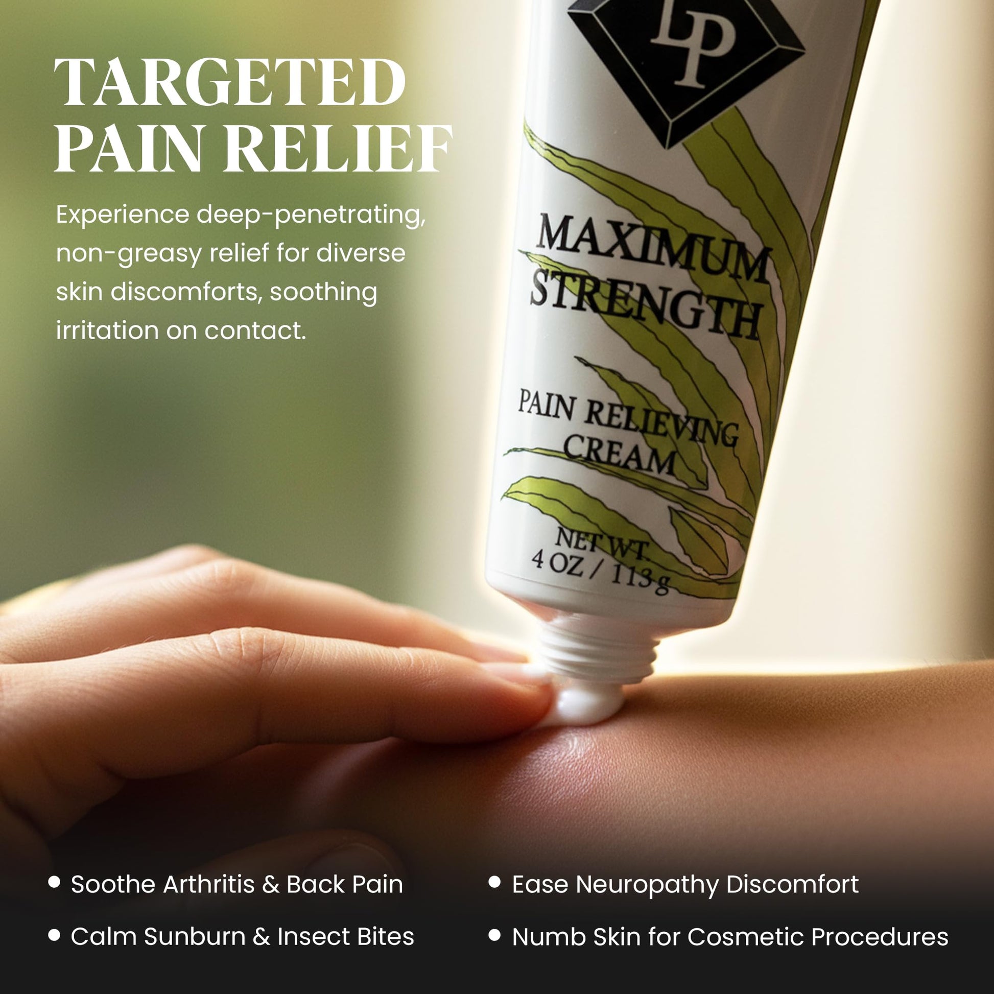 Lidocaine Plus 4% Lidocaine Cream Maximum Strength Pain & Itch Relief - Non-Greasy Formula Numbing Cream - Fast Acting Topical Pain Reliever, Soothing Topical Analgesic Aloe Vera Scent - 4 oz Lidocaine Plus buy supplements canada