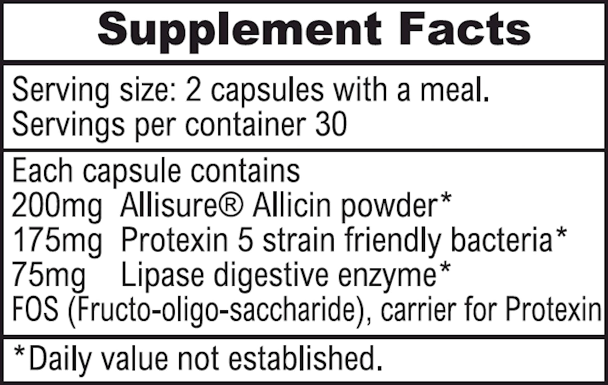 ALLIMAX Pre Pro - 60 Caps. Stabilized allicin Plus prebiotics, probiotics and Digestive enzymes. ALLIMAX buy supplements canada