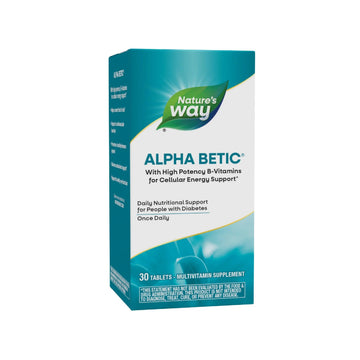 Nature's Way alpha betic, Diabetic Multivitamin for Daily Nutritional Support, with B-Vitamins for Energy Metabolism Support Nature's Way buy supplements canada