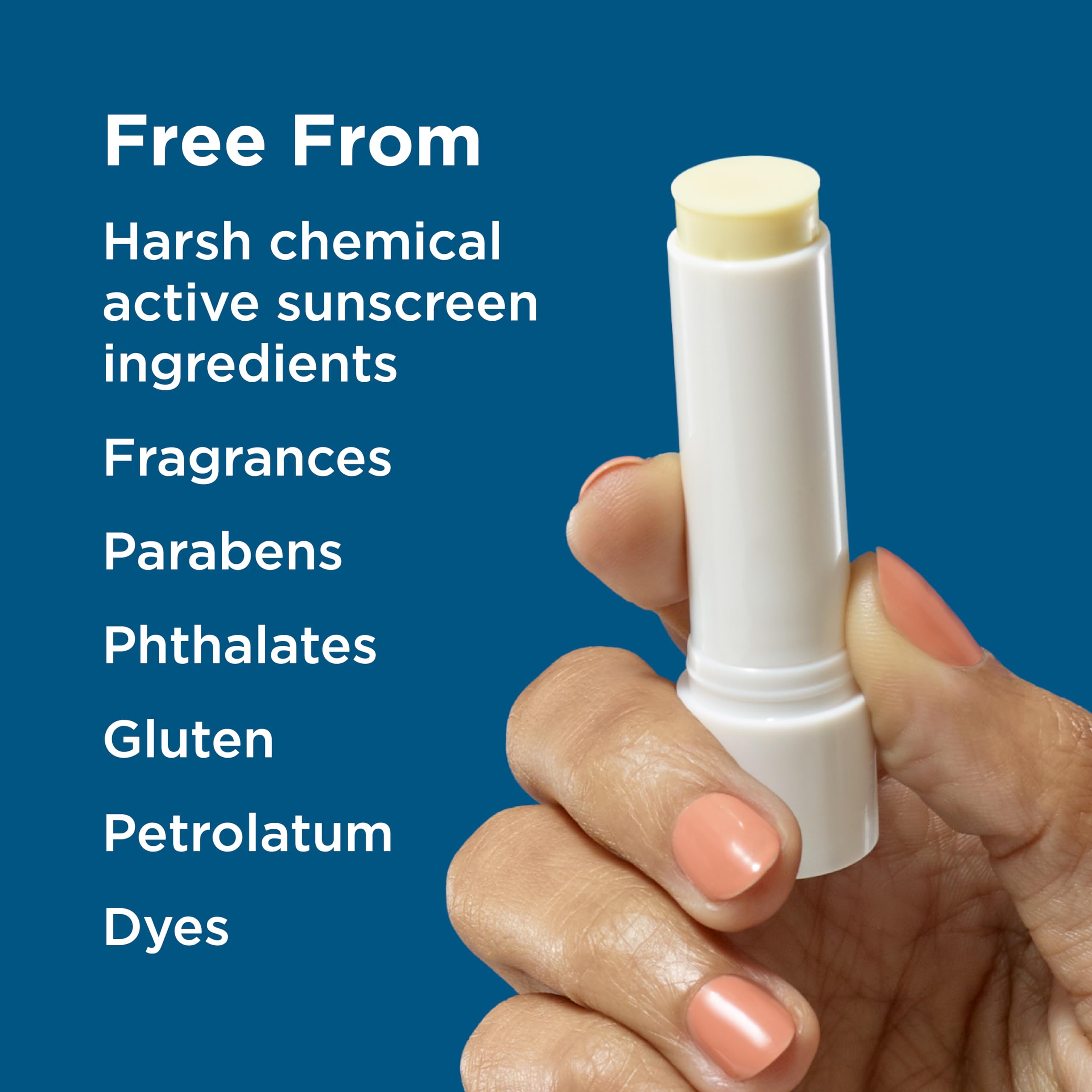 BLUE LIZARD Mineral SPF 15 Lip Balm, 3-Pack: Broad Spectrum Sun Protection, Natural Coconut Flavor, 8 Natural Oils BLUE LIZARD buy supplements canada