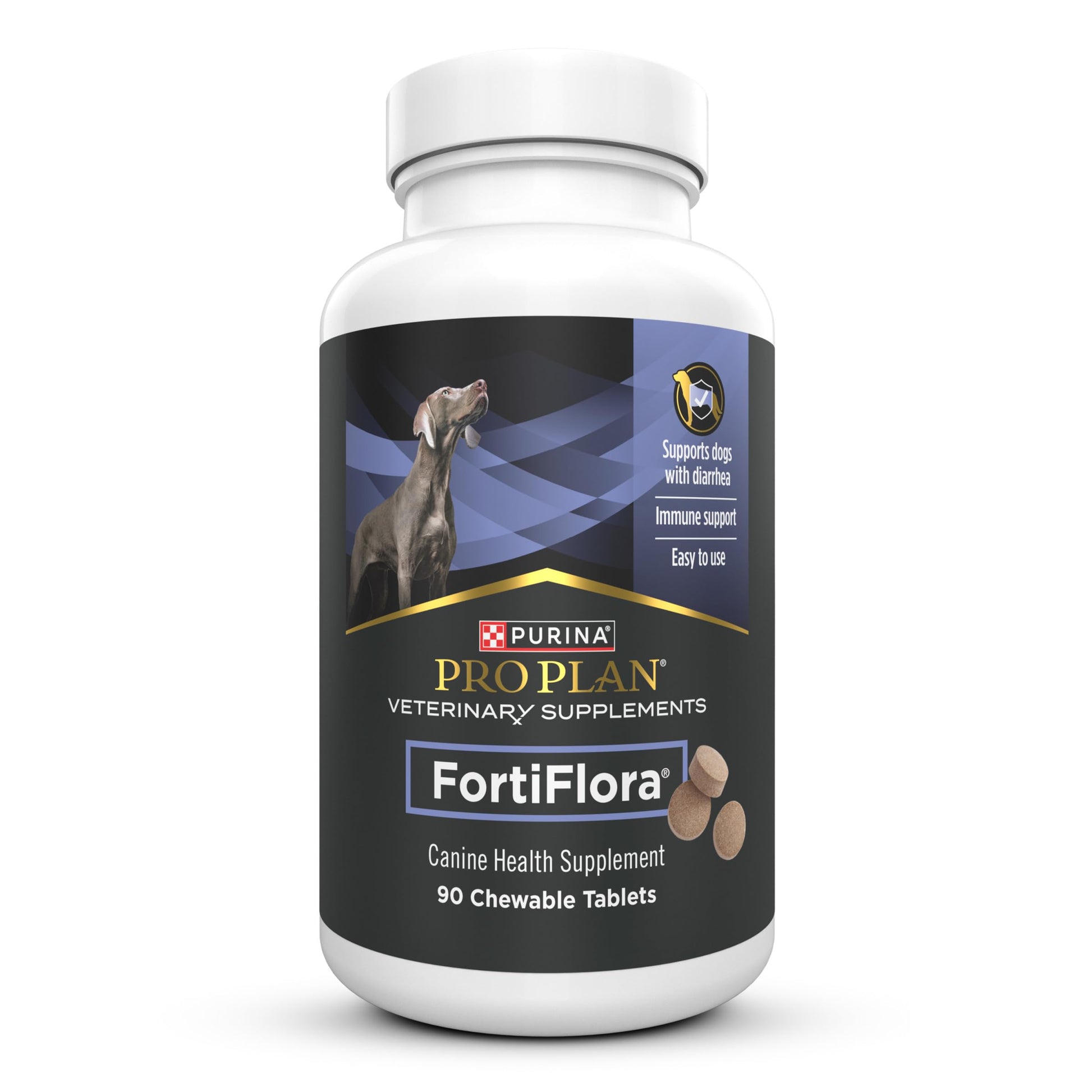 Purina Pro Plan Veterinary Supplements FortiFlora Daily Probiotics for Dogs Chewable Tablets for Digestive Gut Health and Diarrhea - 90 ct. Canister Pro Plan Veterinary Diets buy supplements canada