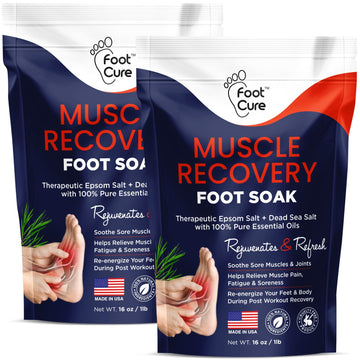 Muscle Relief Foot Soak with Epsom Salts - All Natural Salts for Post Workout Recovery FOOT CURE buy supplements canada