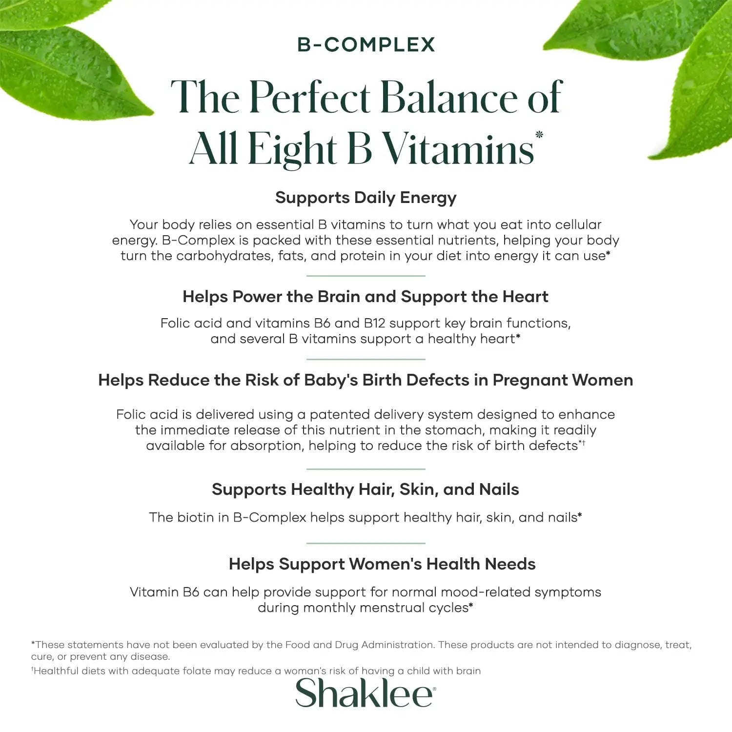 Shaklee - B-Complex- The Ultimate Energy Boost with Patented Bioactivated Absorption System™ - B Vitamins for Enhanced Well-Being Shaklee buy supplements canada