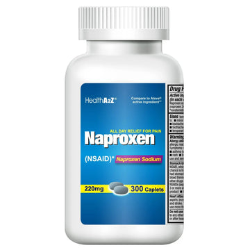 HealthA2Z® Naproxen Sodium 220mg | 300 Caplets | NSAID | Pain Reliever & Fever Reducer HealthA2Z buy supplements canada
