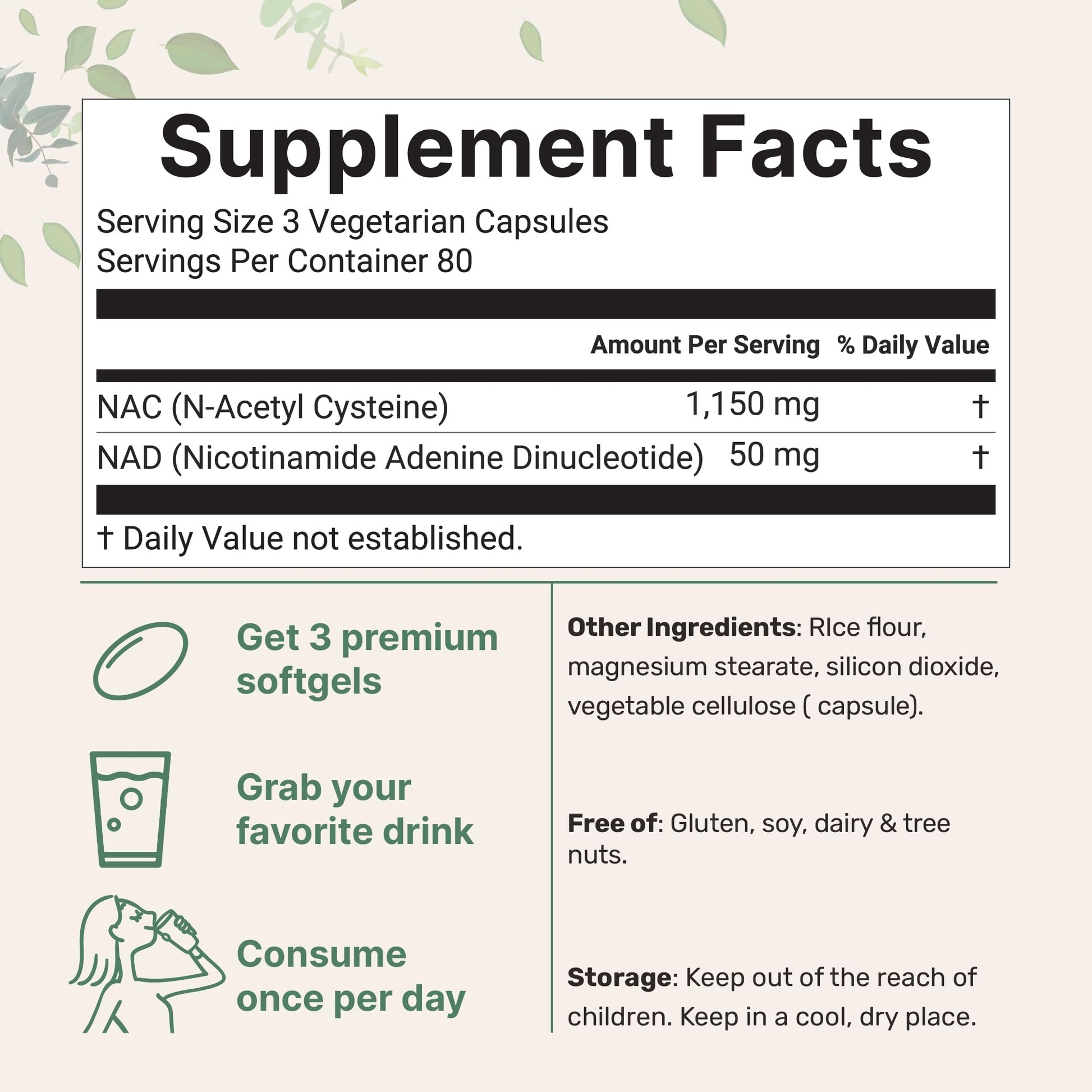 Micro Ingredients NAC with NAD+, 240 Vegetarian Capsules | 1,200 mg Per Serving | 2-in-1 N-Acetyl-L-Cysteine with Nicotinamide Adenine Dinucleotide Micro Ingredients buy supplements canada