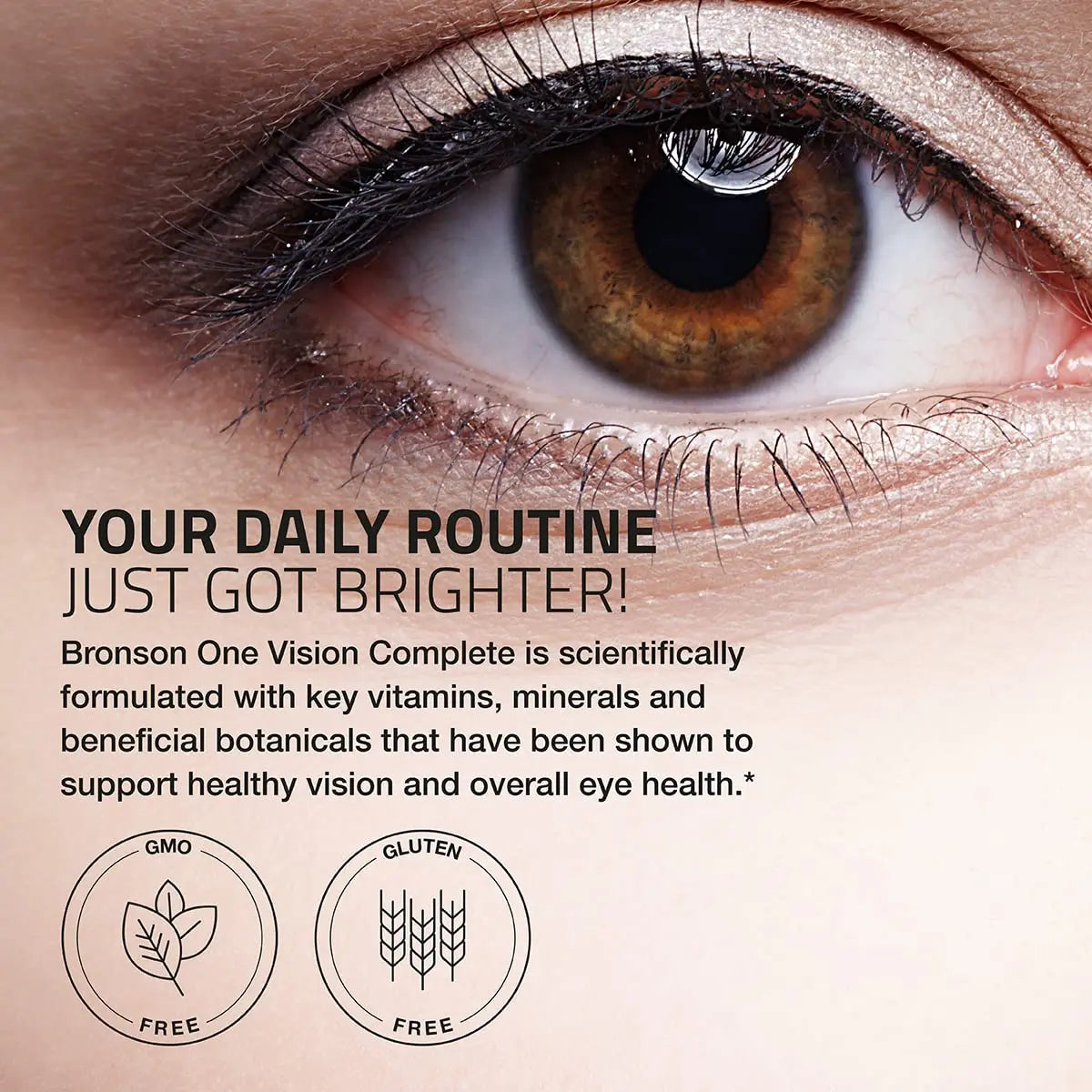 Bronson ONE Daily Vision Complete Eye Health Support Multivitamin Multimineral Supplement Formula, 180 Tablets Bronson buy supplements canada