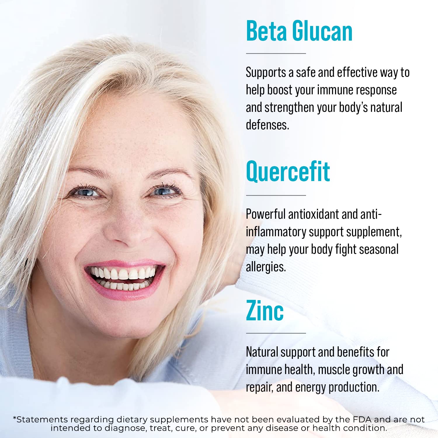 Juvenon AgeRenew Beta Glucan Anti Aging Immunity Support Supplement, Beta Glucan with Zinc Quercetin for Immune Defense Boost Juvenon buy supplements canada