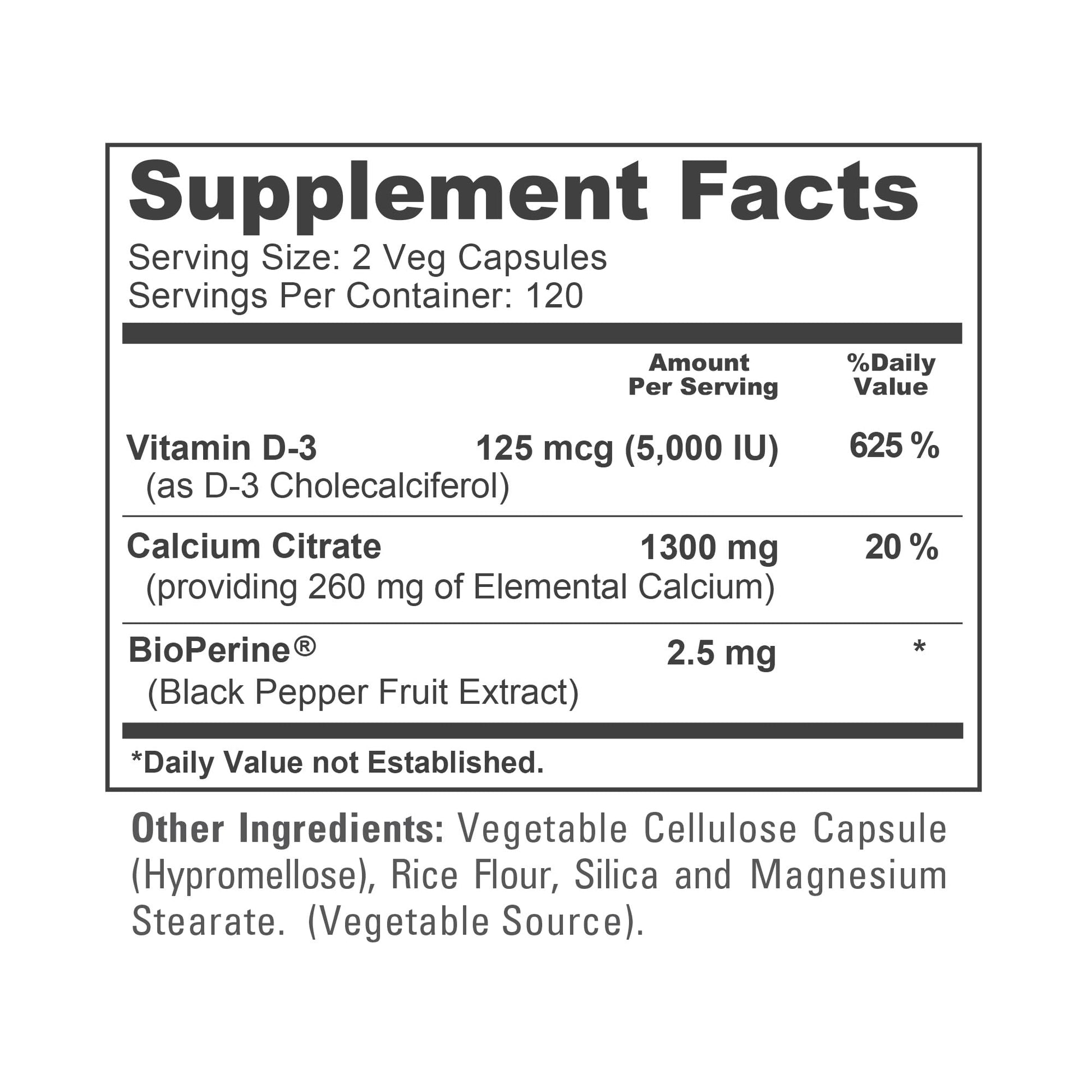 NusaPure Super Calcium with Vitamin D 3 & Calcium Citrate - Suitable for Vegetarian/Vegan, Non - GMO - 1300mg - 240 Capsules NusaPure buy supplements canada
