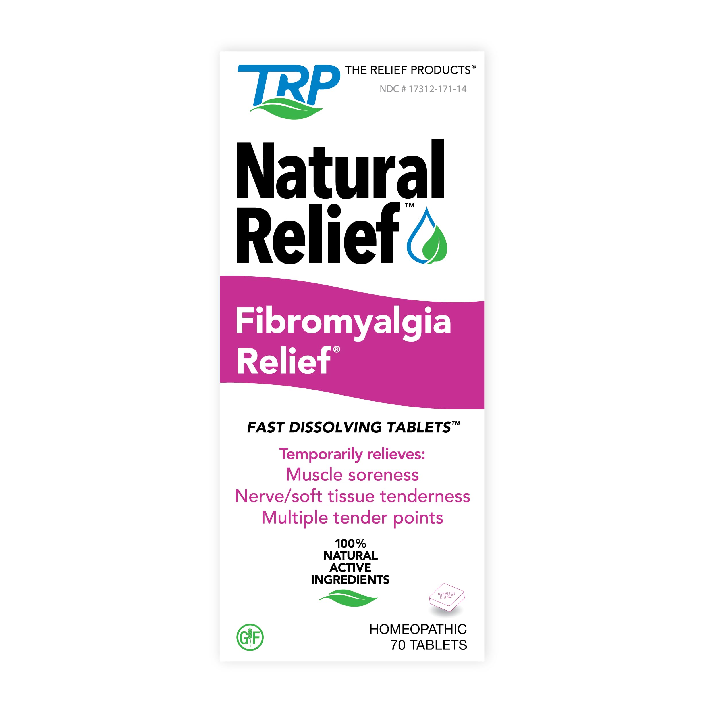 The Relief Products Natural Fibromyalgia Temporary Relief of Muscle Soreness Discomfot Tenderness Difficulty Moving & Joint Pain - 70ct TRP THE RELIEF PRODUCTS buy supplements canada
