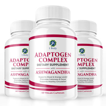 1 Body Adaptogen Complex with Ashwagandha 1 Body buy supplements canada