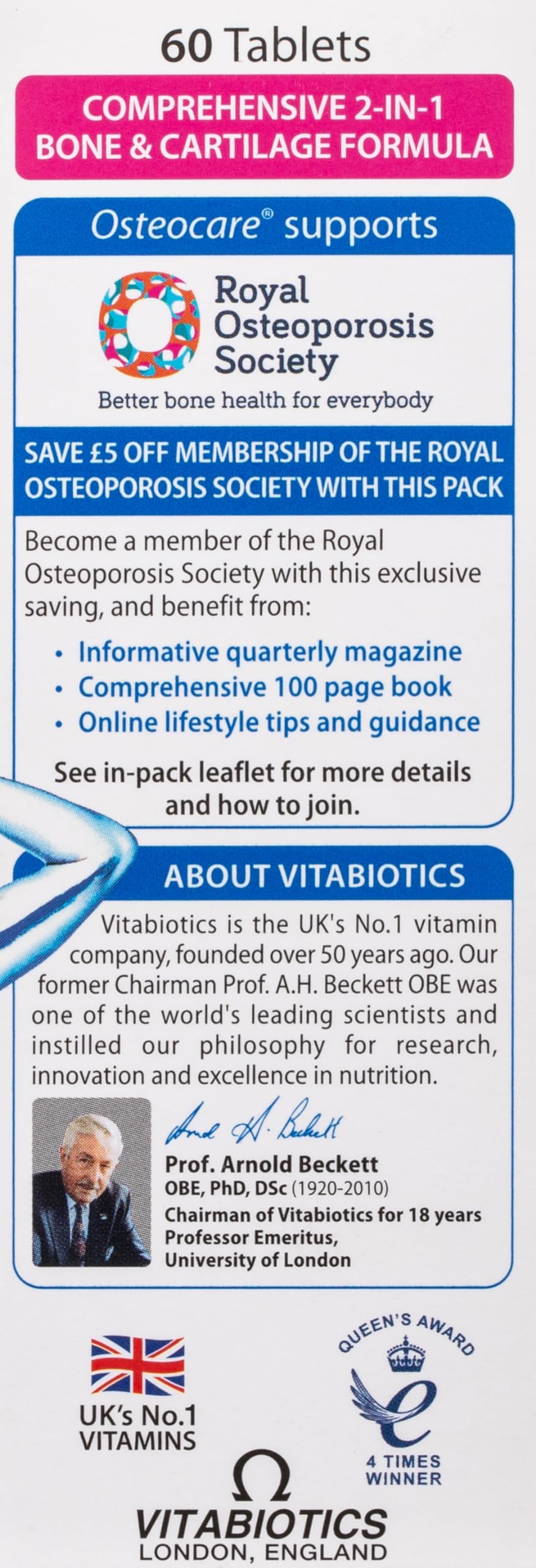 Vitabiotics Osteocare Joint Vitabiotics buy supplements canada