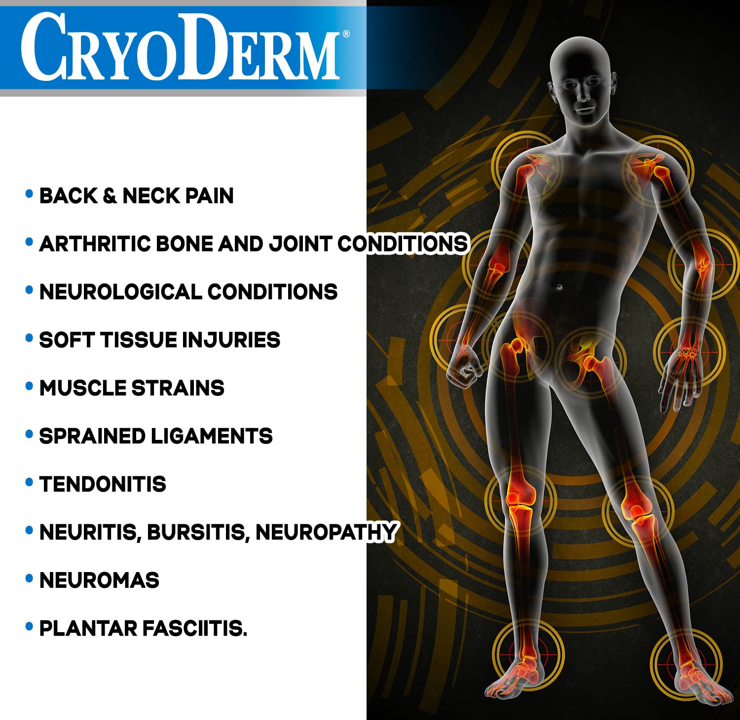 Cryoderm D-Roll-On-3oz-2 Cold Roll-On 3 oz. (Pack of 2) CryoDerm buy supplements canada