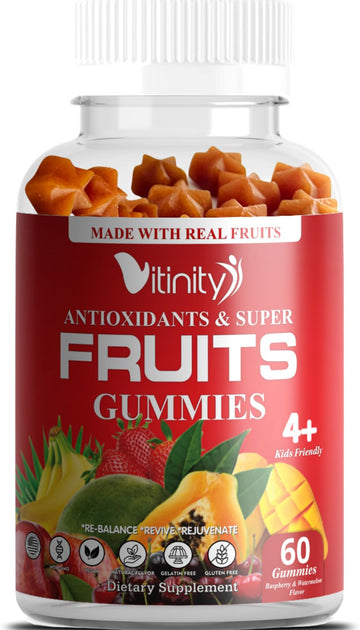 VITINITY Made with Real Super Fruits Delicious Gummy Supplement,Men,Women & Kids VITINITY buy supplements canada