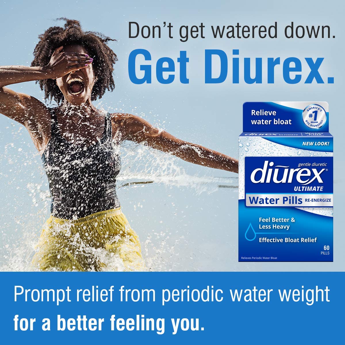 Diurex Ultimate Re-Energizing Water Pills - Maximum Strength Diuretic - Relieve Water Bloat Diurex buy supplements canada
