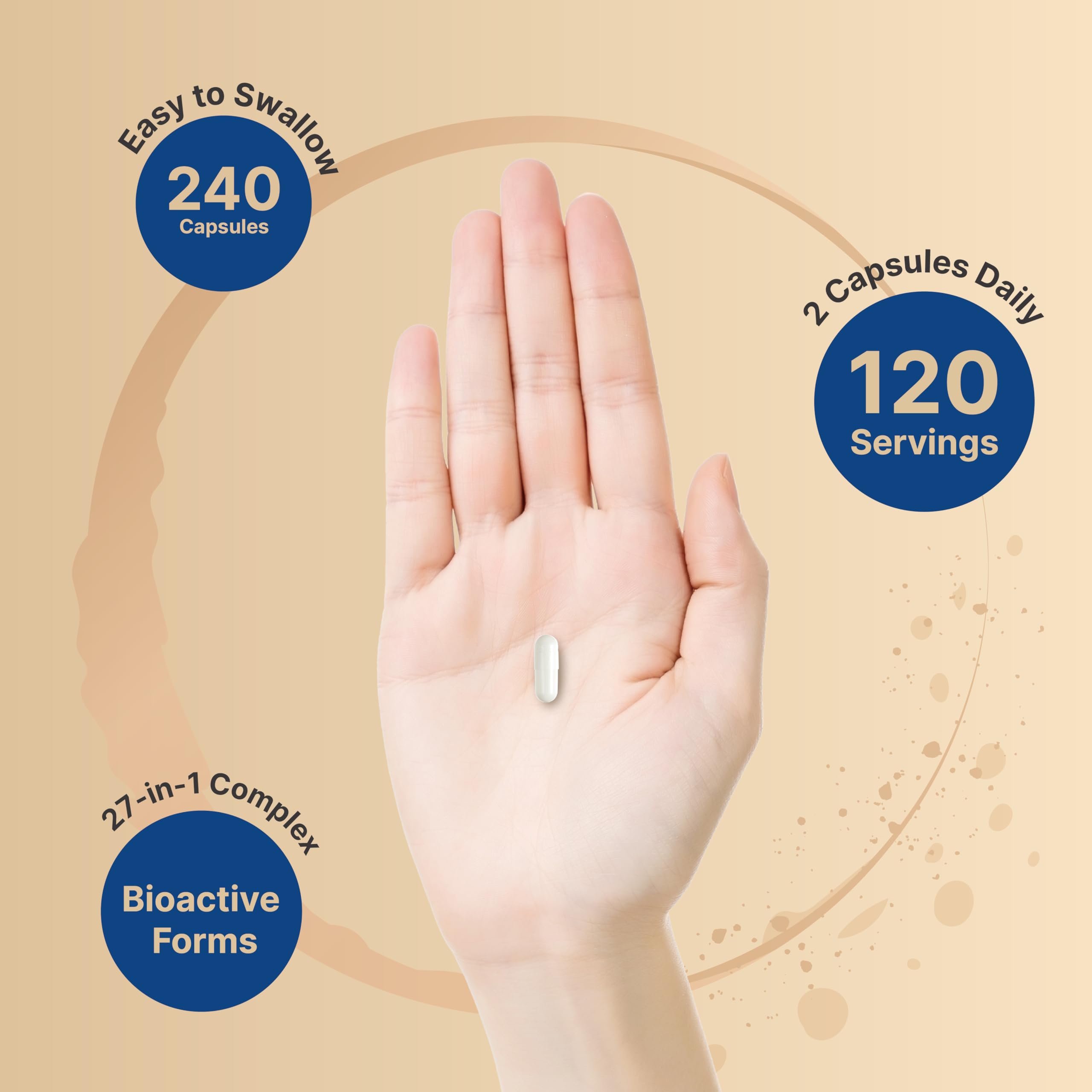 Methylated Multivitamin, 240 Capsules | Highly Bioavailable – 27 Advanced Nutrients – Vitamins A, C, D3, K2 + B Complex with Methylfolate, Methylcobalamin NatureBell buy supplements canada