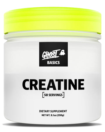 GHOST Basics Creatine Monohydrate Powder for Men & Women – 5G Creapure Creatine Workout Supplement for Muscle Gain – Vegan, Soy Free & Gluten Free - 50 Servings GHOST buy supplements canada