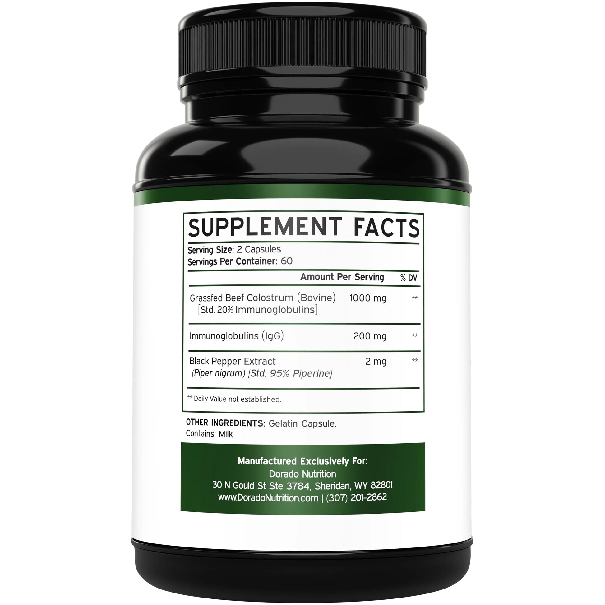 Colostrum (120 Count) Bovine Colostrum Capsules Supplement and Supergreens (60 Gummies) Superfood for Immunity Support with Greens Supplements with 8 Ingredient Power Blend - Vegan Safe & Made in USA DORADO NUTRITION buy supplements canada