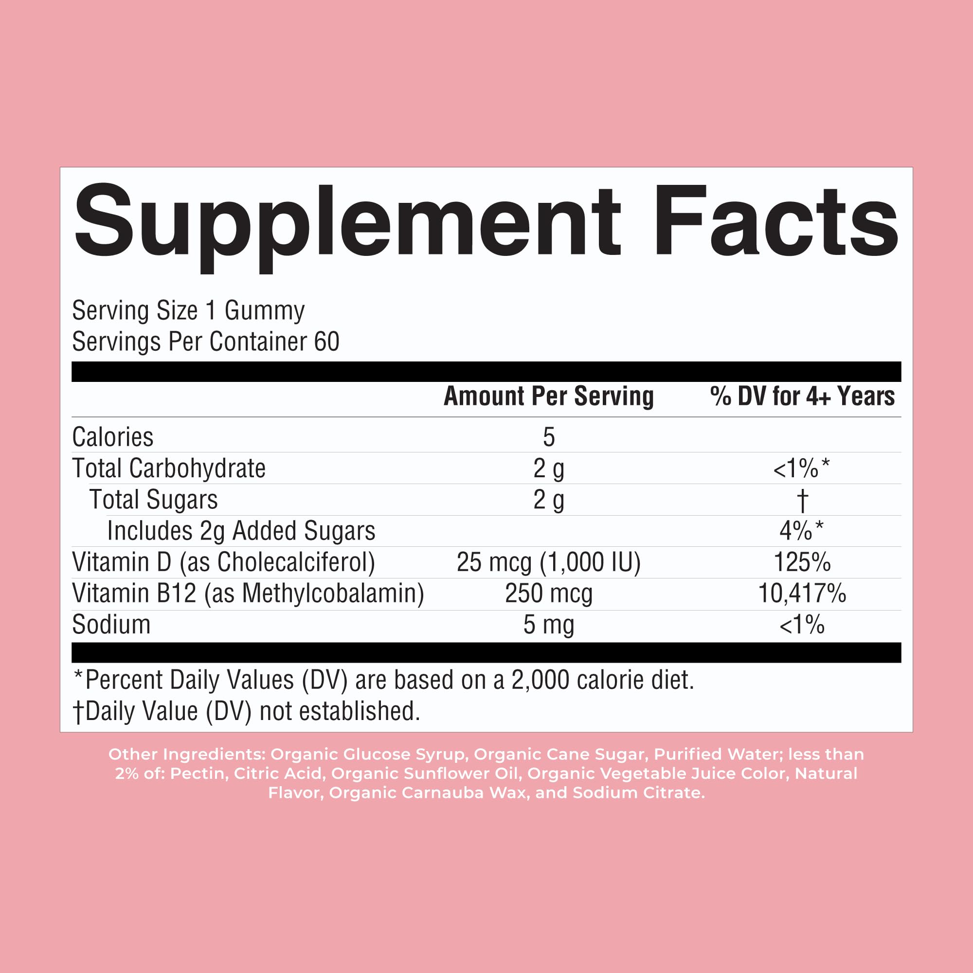 MARYRUTH'S Organic Vitamin D3 + B12 Gummies for Ages 4+ | Bone Health | Immune Support | Energy Metabolism | Cognitive Function | Vegan | Non-GMO MARYRUTH'S buy supplements canada