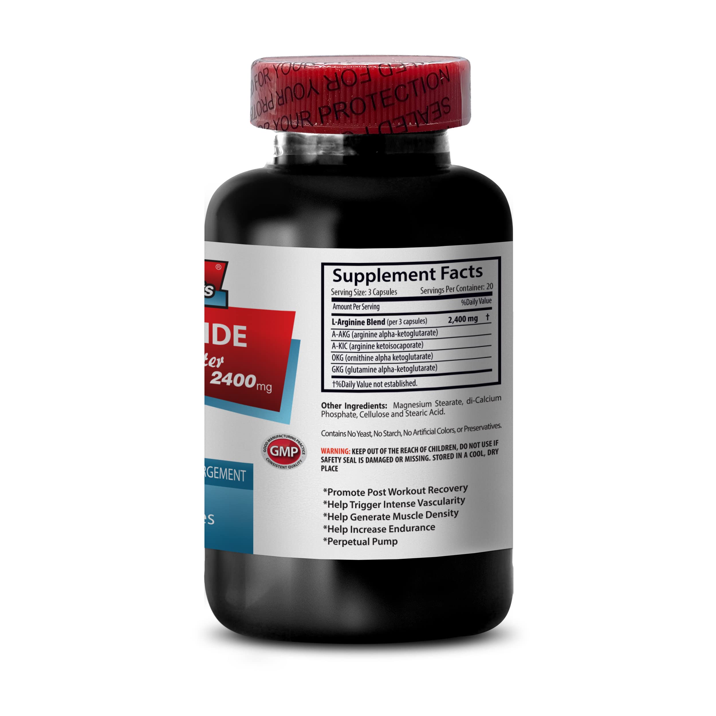 L-arginine Supplement - Nitric Oxide Booster 2400mg - Nitric Oxide Booster - pre Workout Sport Supplements buy supplements canada